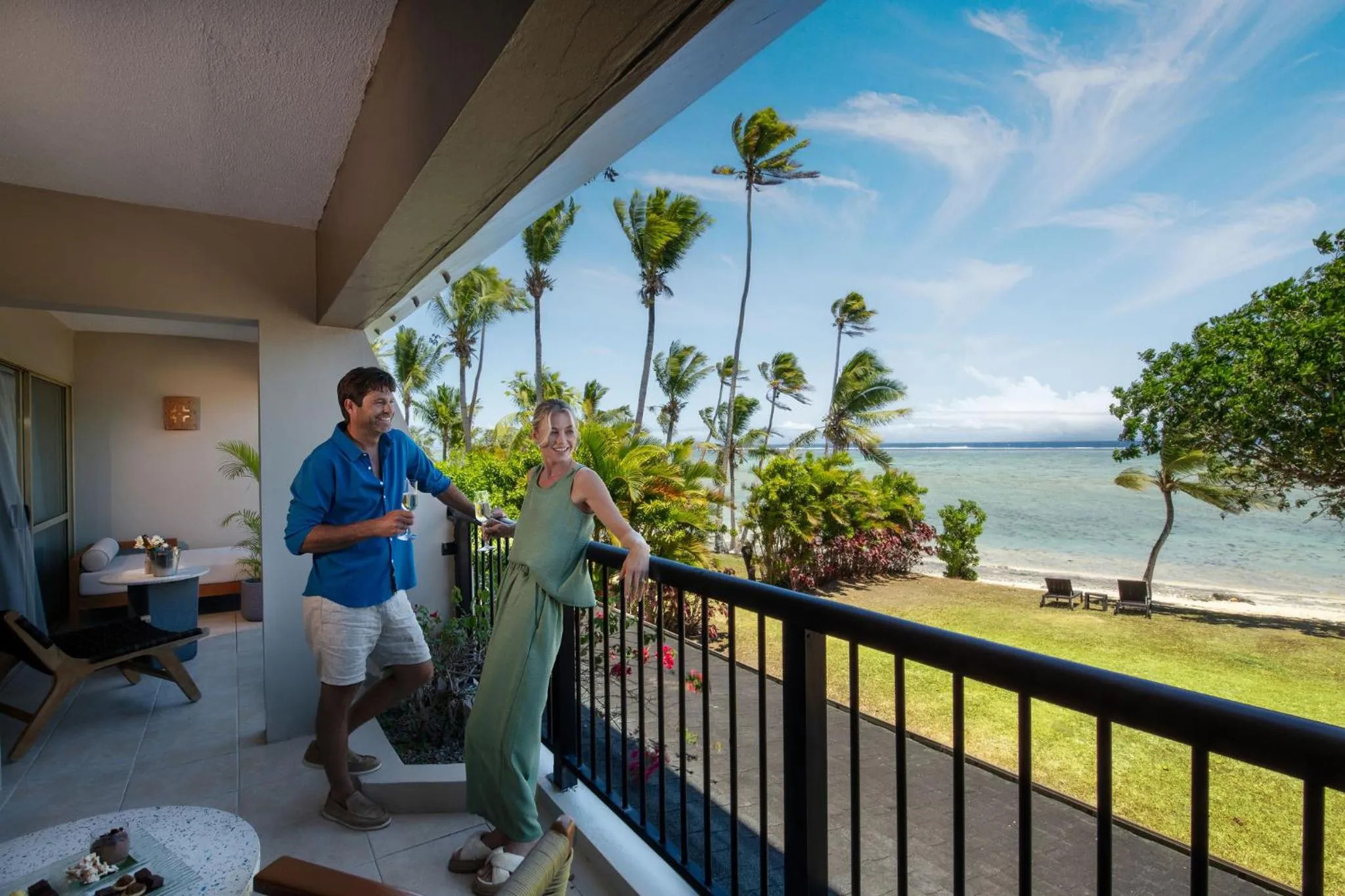 Balcony/Terrace in Shangri-La Yanuca Island, Fiji