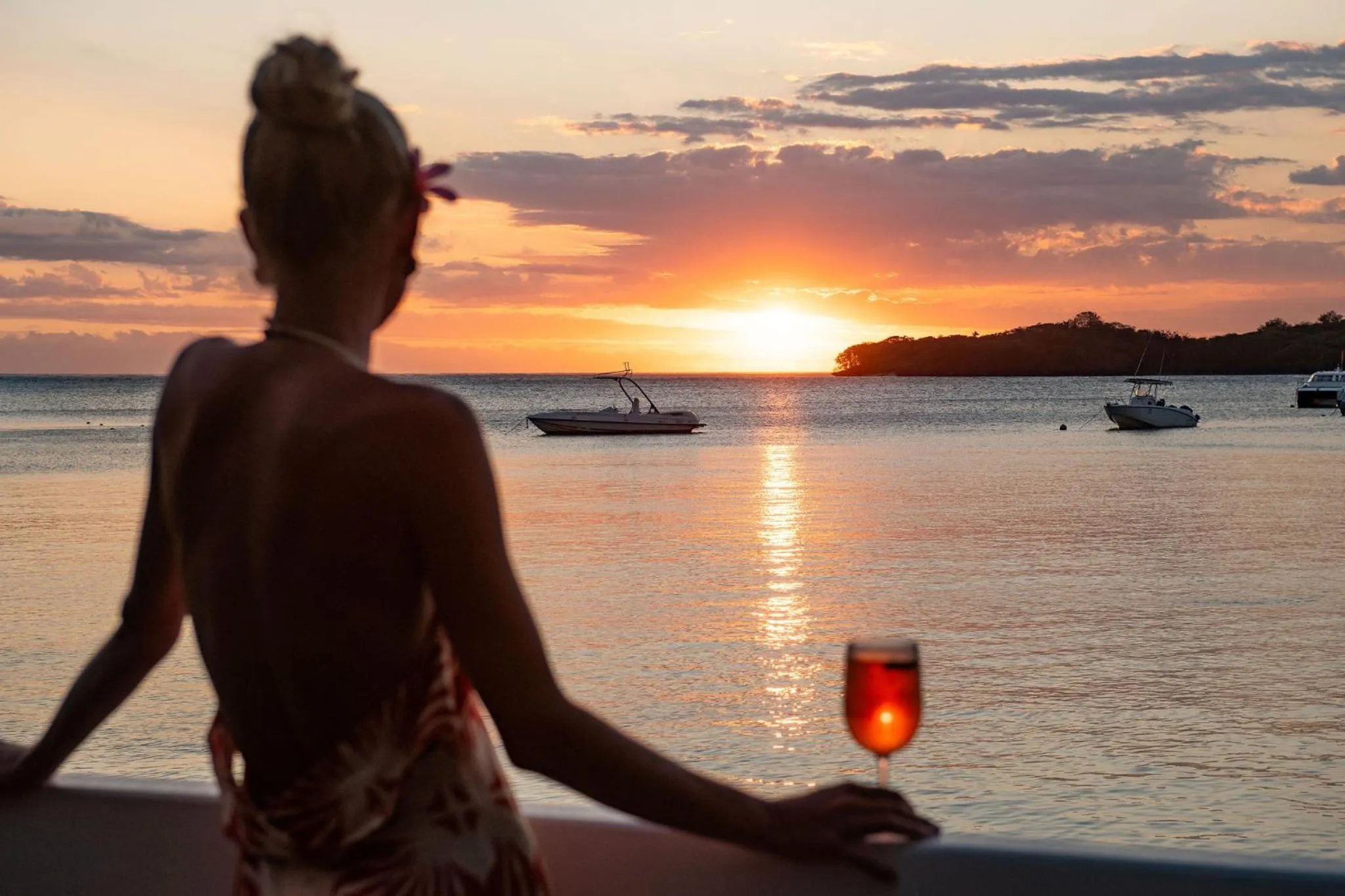 Lounge or bar in Shangri-La Yanuca Island, Fiji