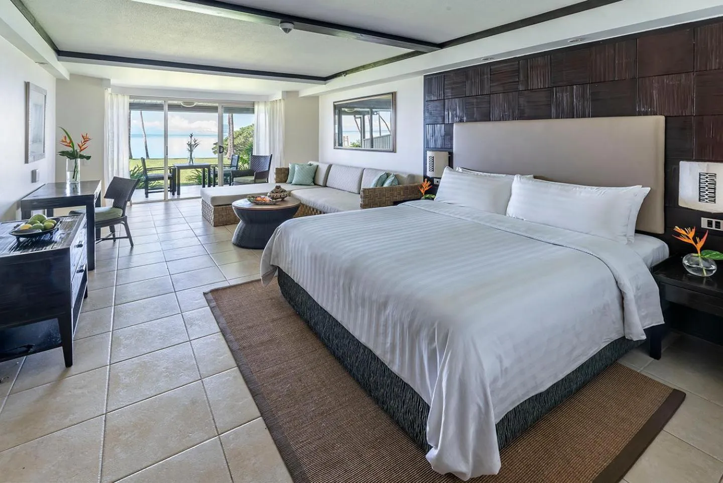 Photo of the whole room, Bed in Shangri-La Yanuca Island, Fiji