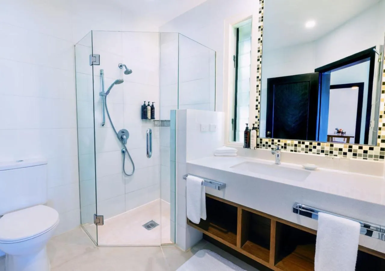 Bathroom in Shangri-La Yanuca Island, Fiji