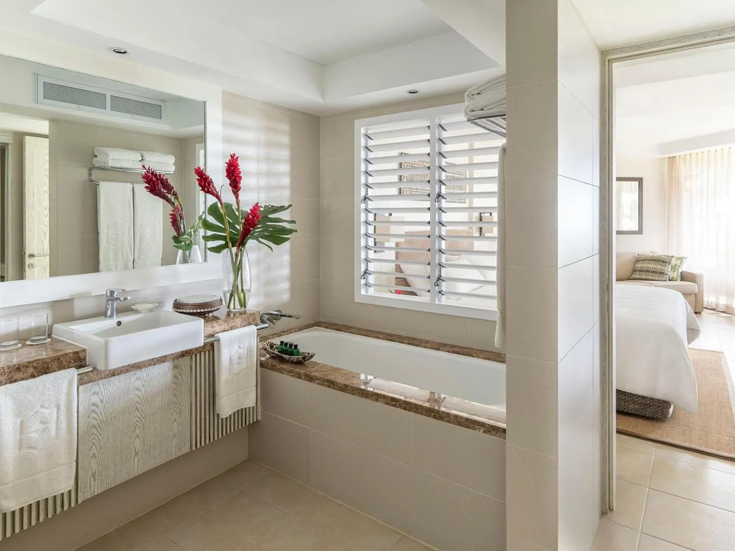 Bathroom in Shangri-La Yanuca Island, Fiji