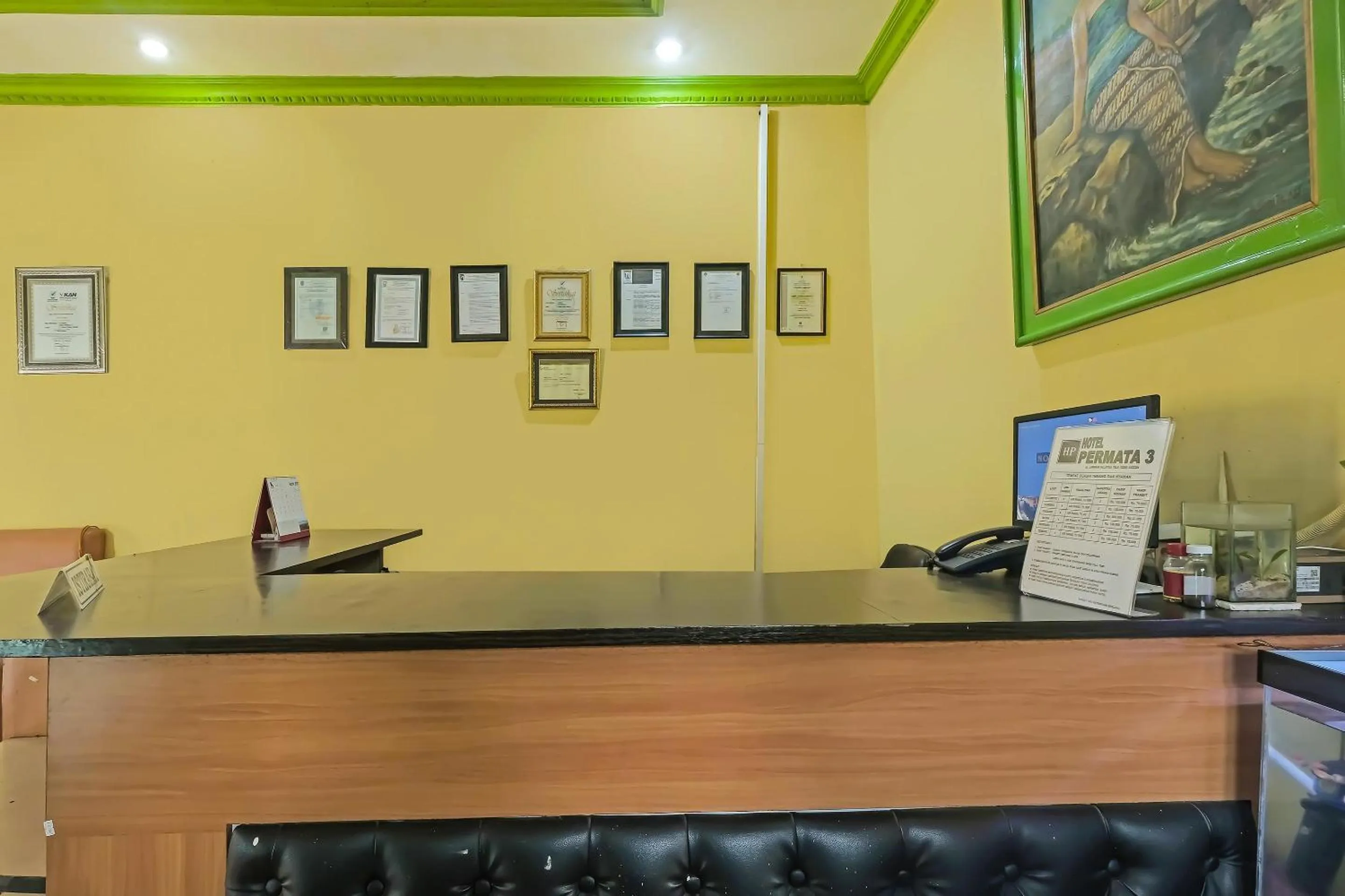 Lobby or reception in Hotel O Permata 3