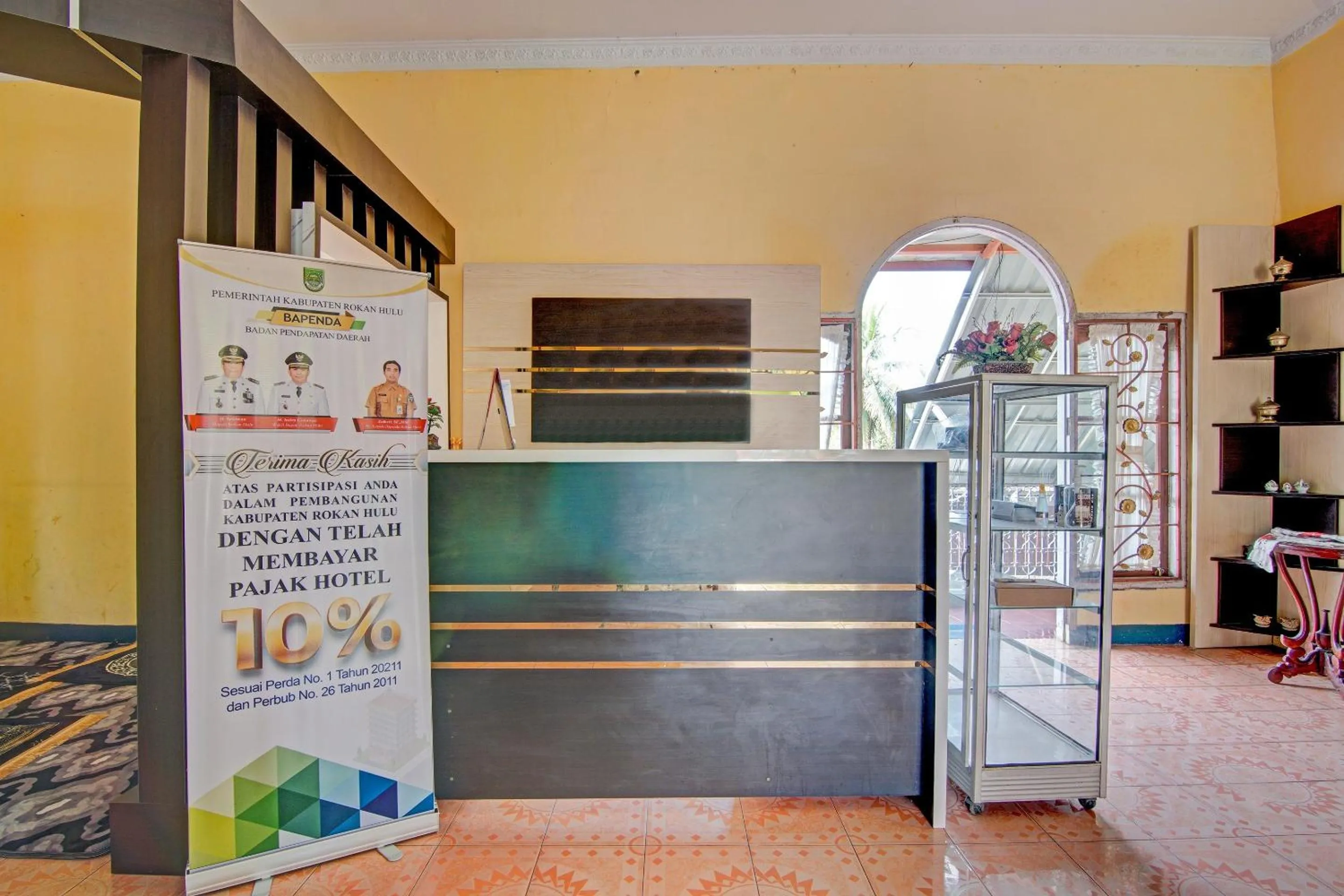 Lobby or reception in OYO 92497 Penginapan Pasir Indah SyariahNearMonument Park City Sand Pengaraian