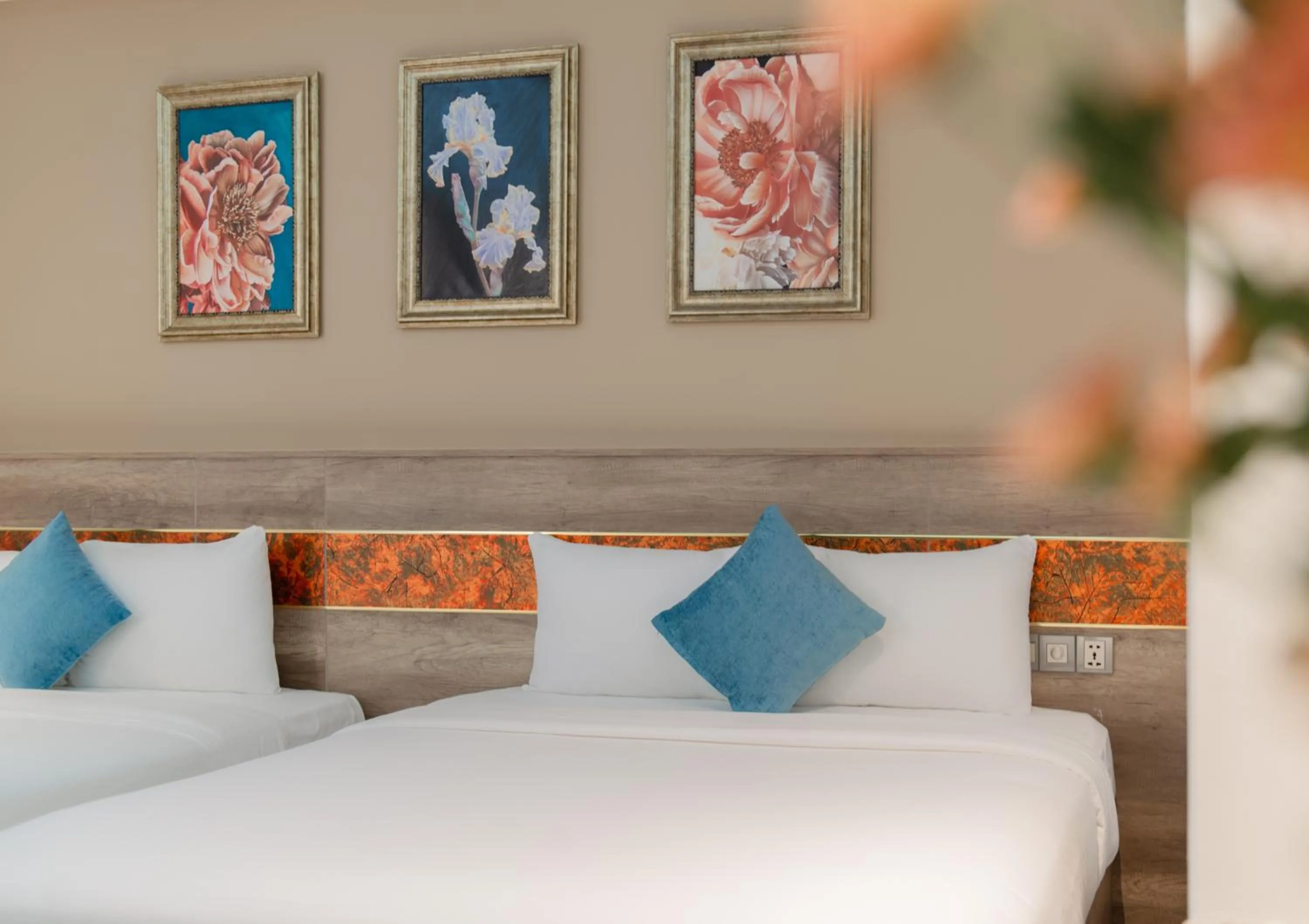 Bed in Aaron Boutique Hotel