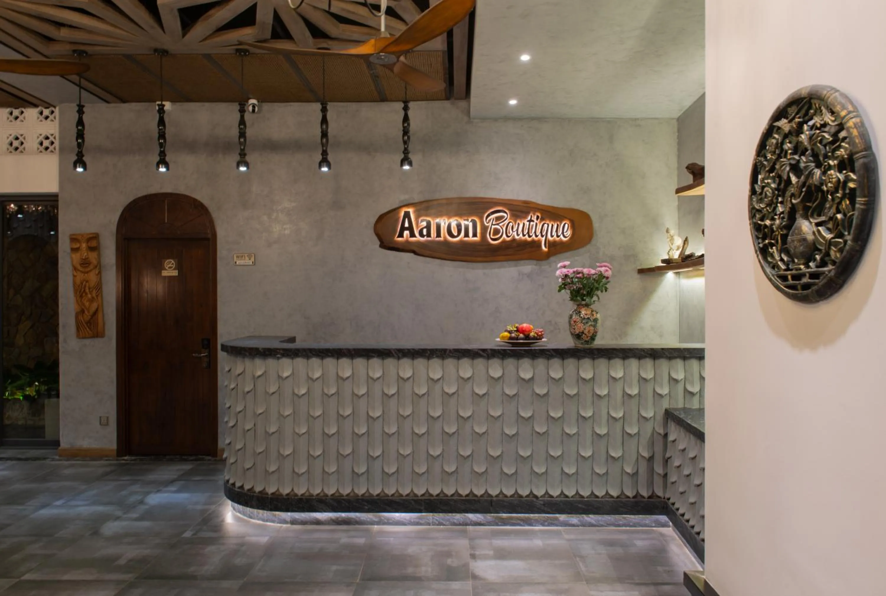 Property logo or sign in Aaron Boutique Hotel