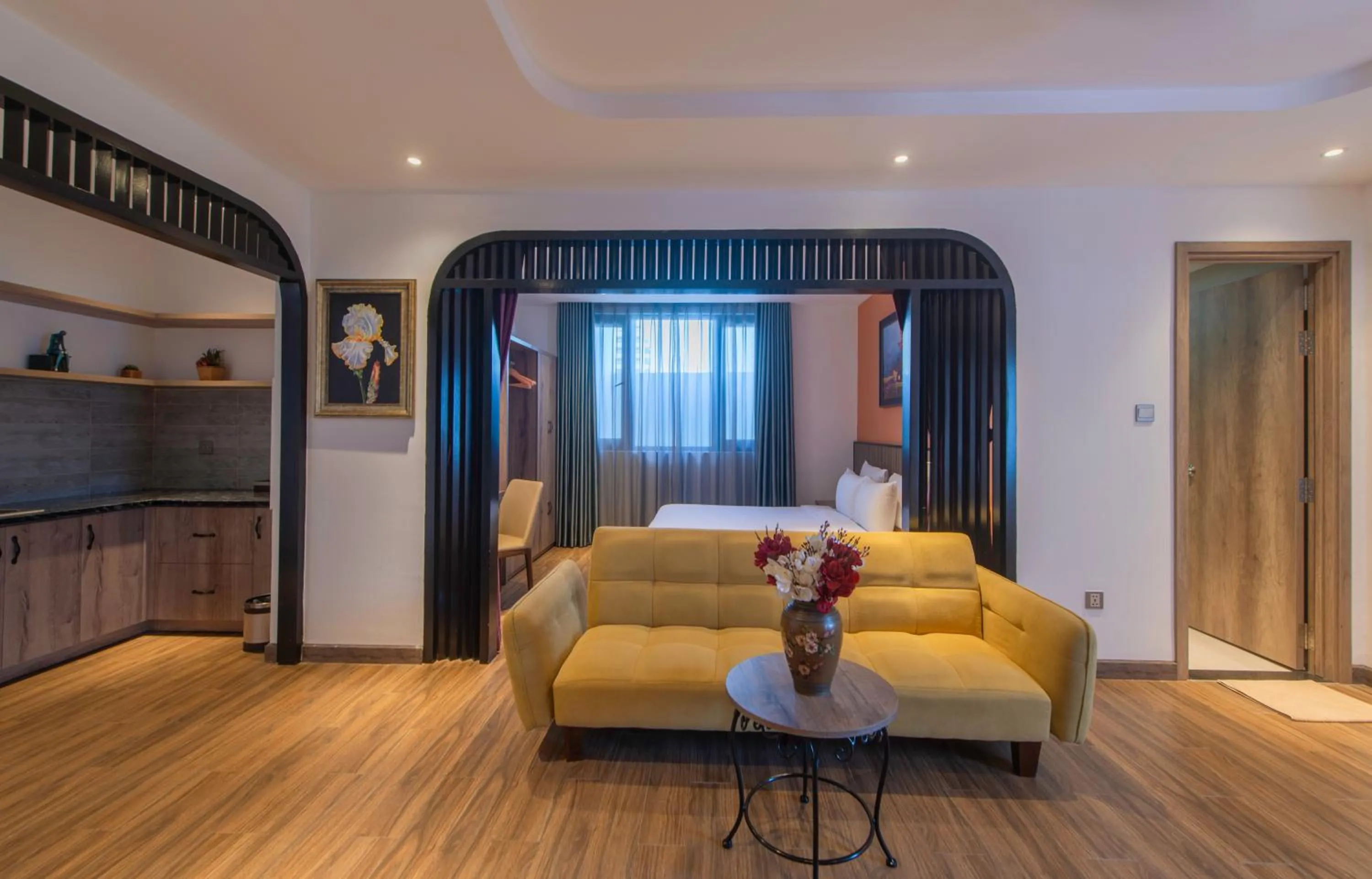 Bed in Aaron Boutique Hotel