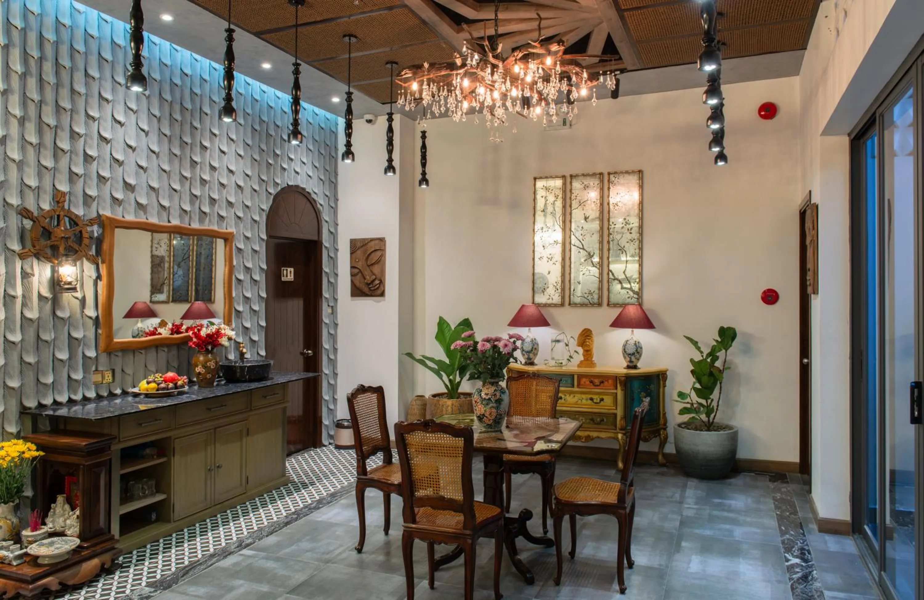 Lobby or reception in Aaron Boutique Hotel