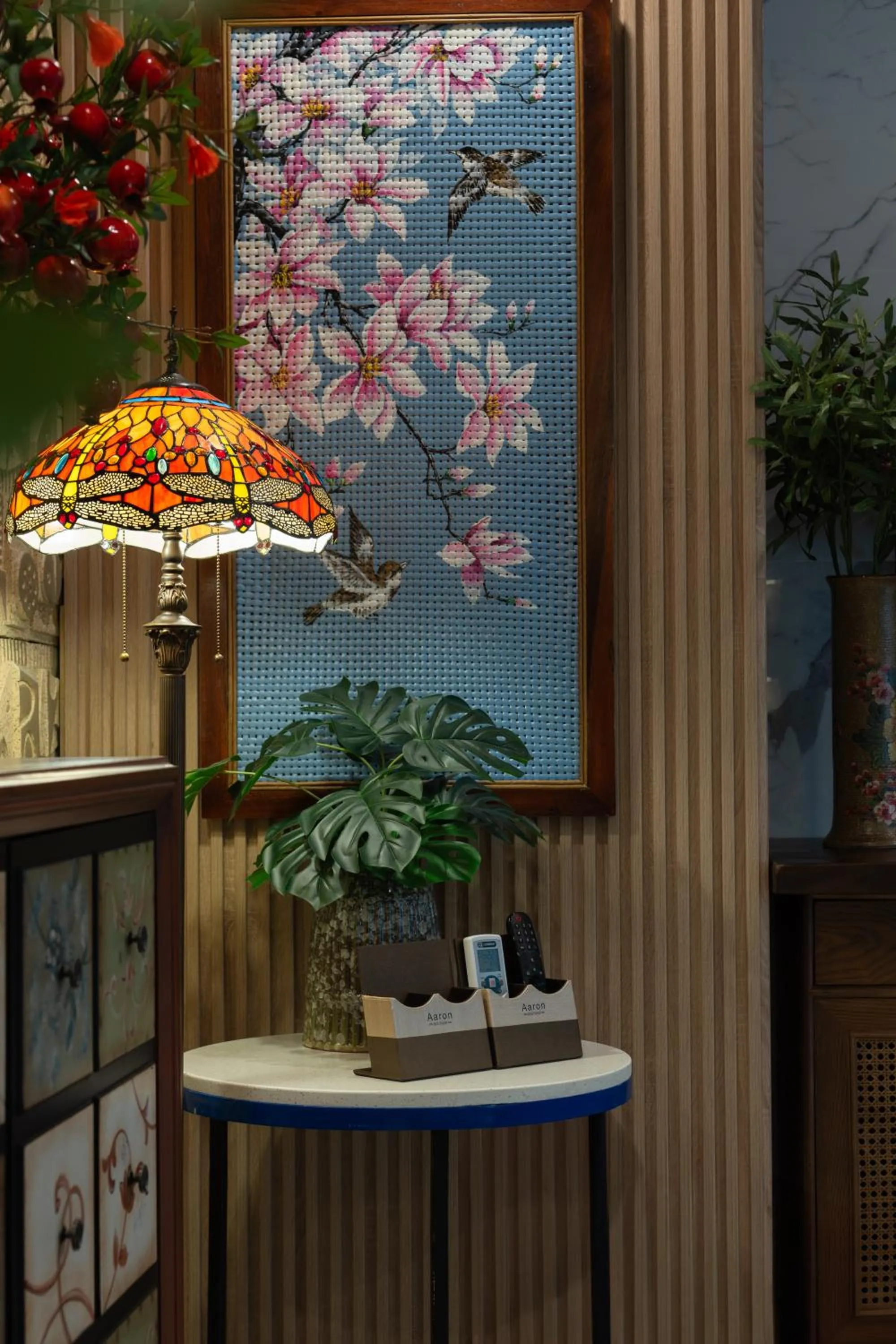 Decorative detail in Aaron Boutique Hotel