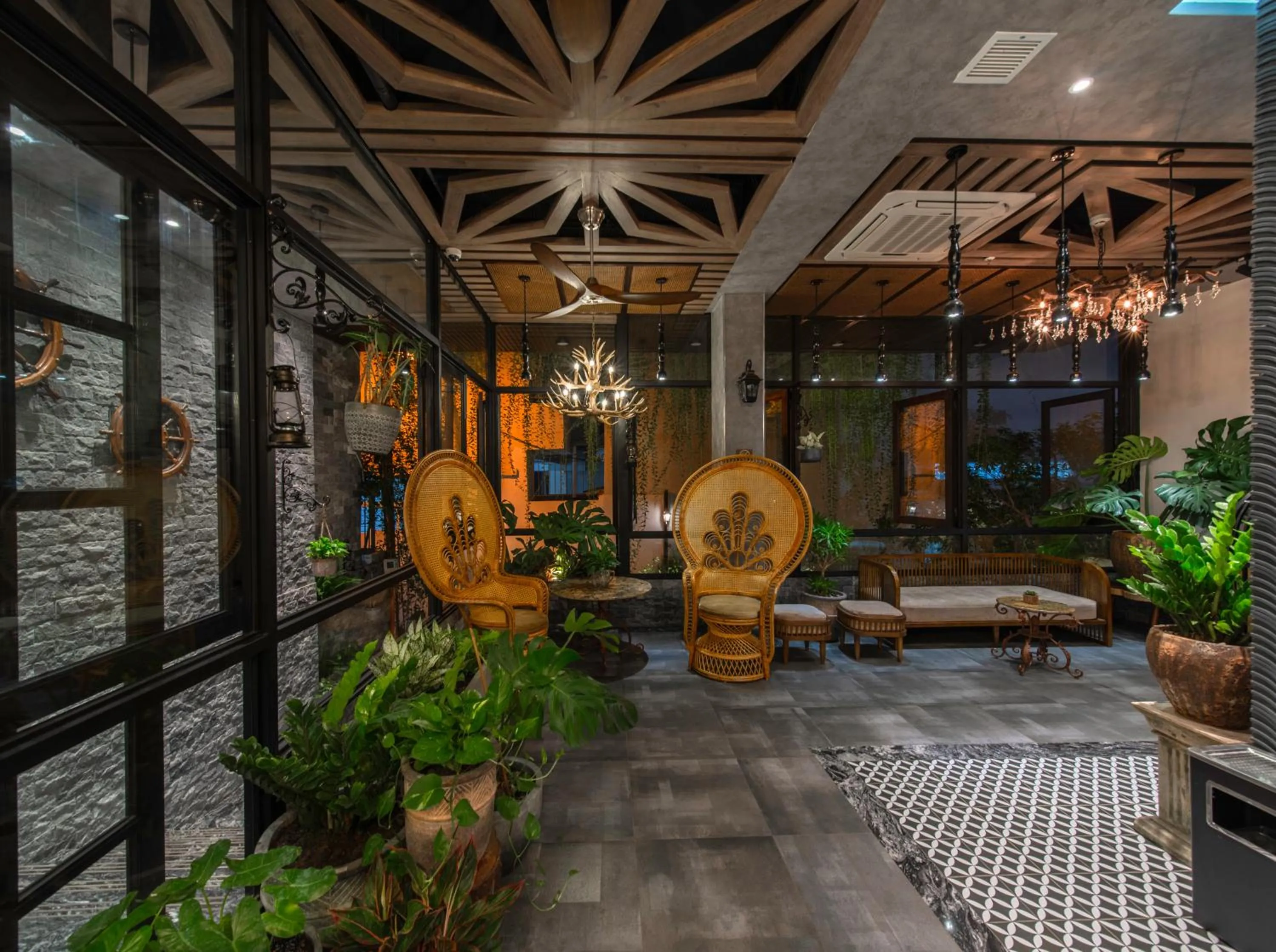 Lobby or reception in Aaron Boutique Hotel
