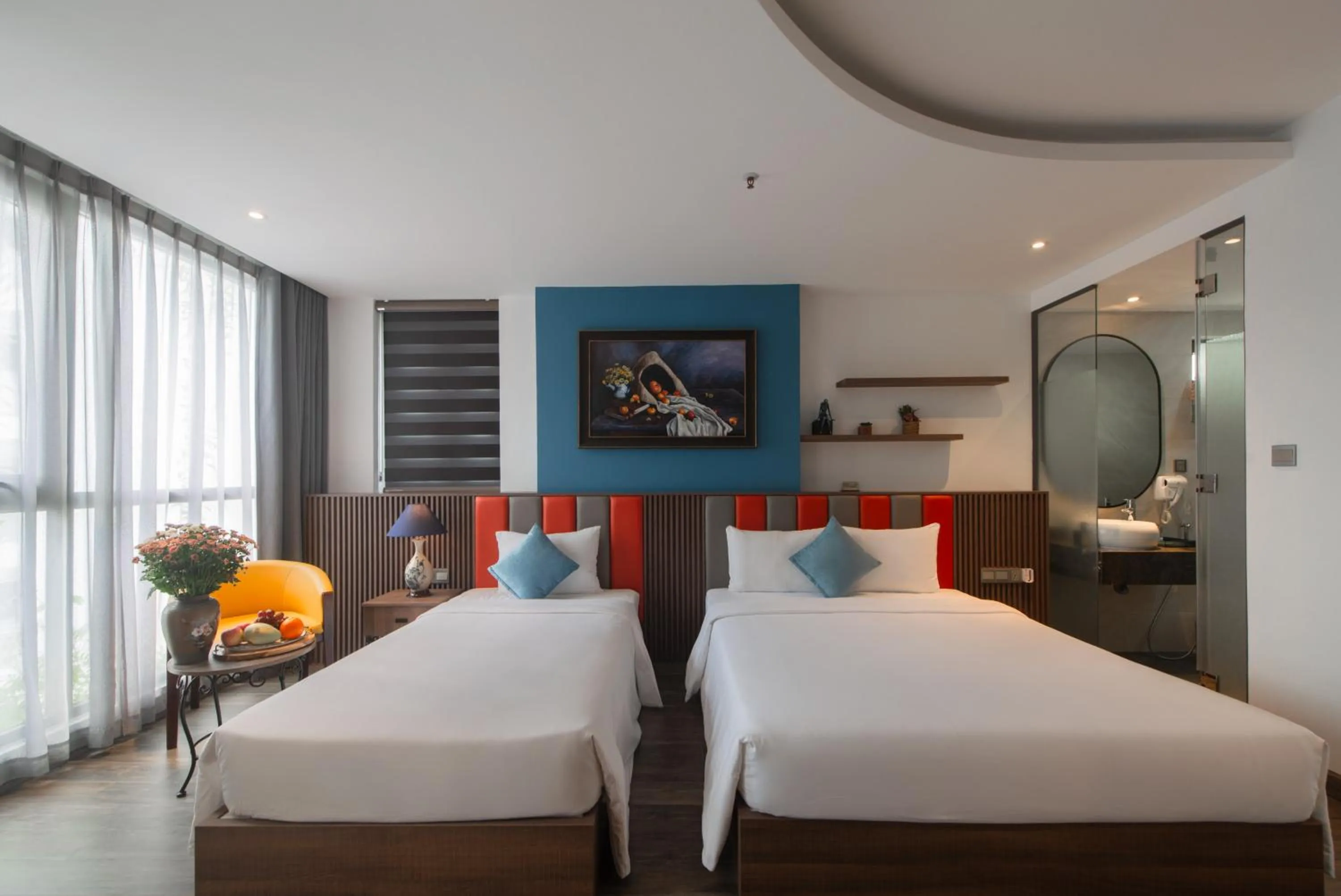 Bed in Aaron Boutique Hotel