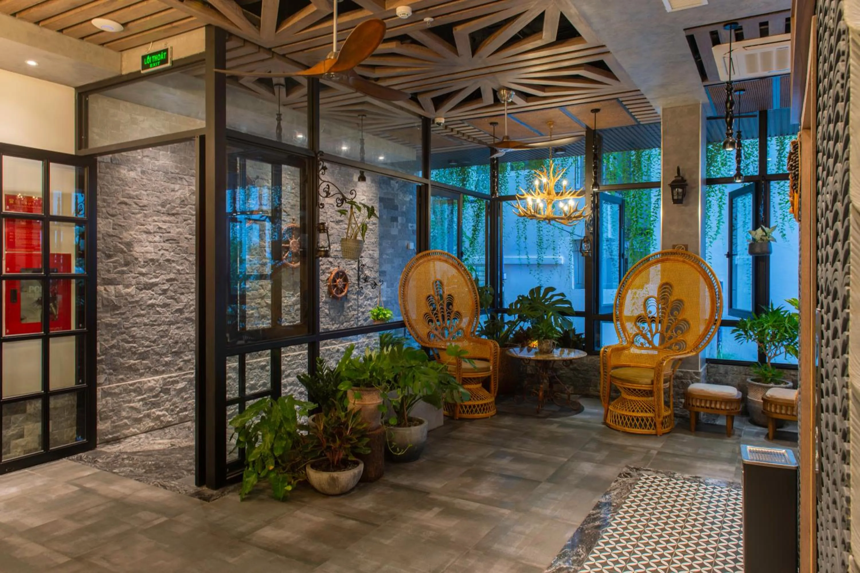 Lobby or reception in Aaron Boutique Hotel