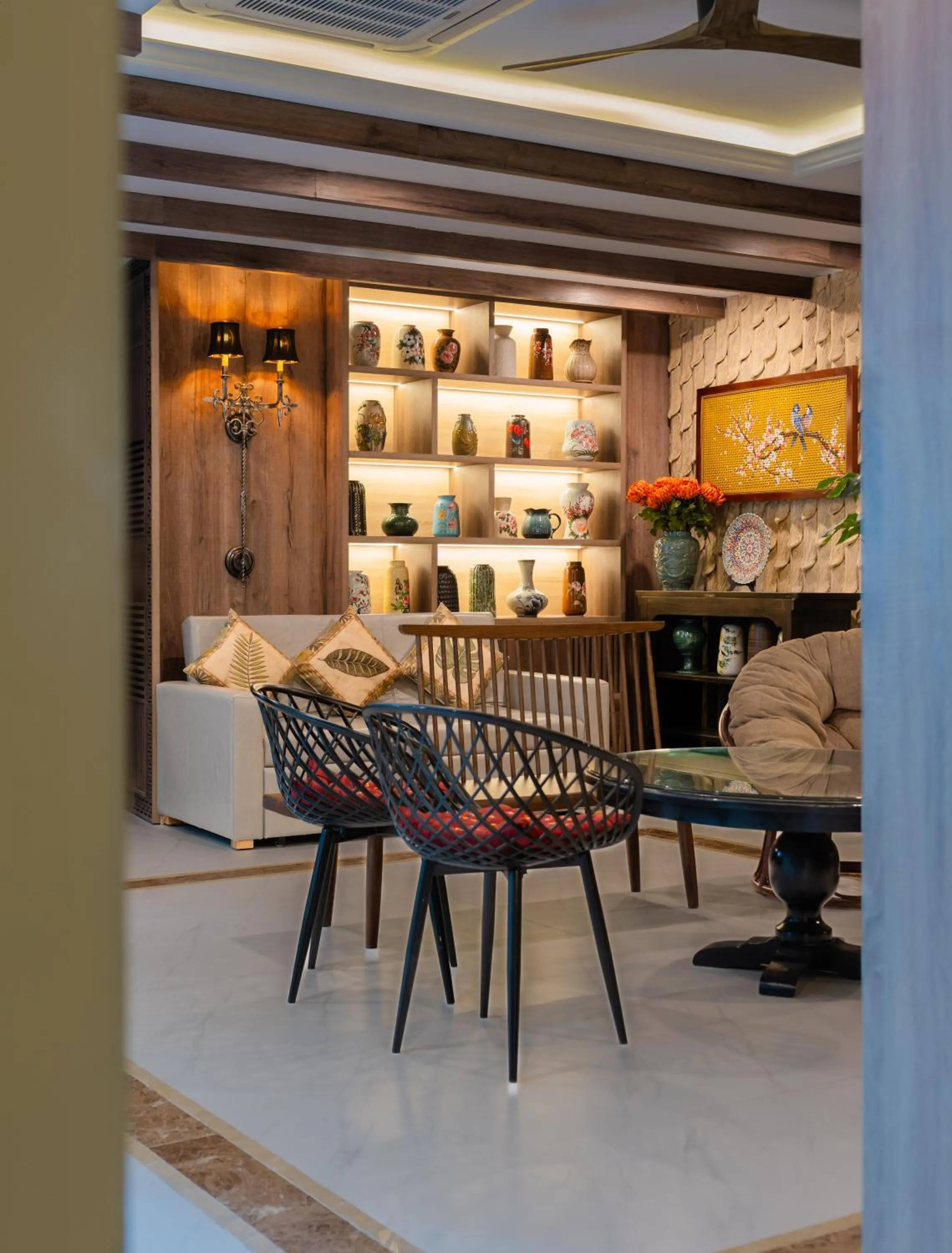 Living room in Aaron Boutique Hotel