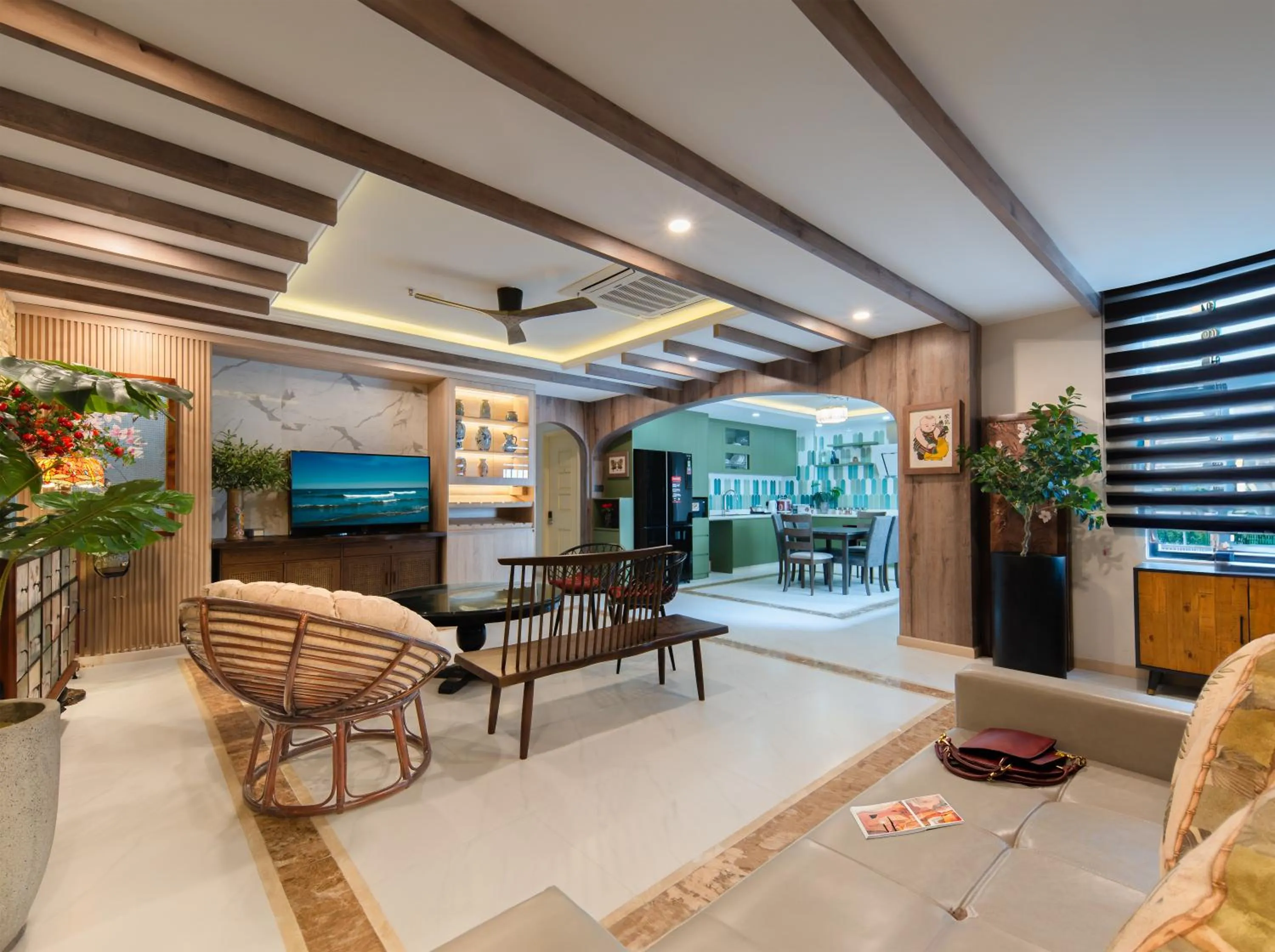 Communal lounge/ TV room in Aaron Boutique Hotel