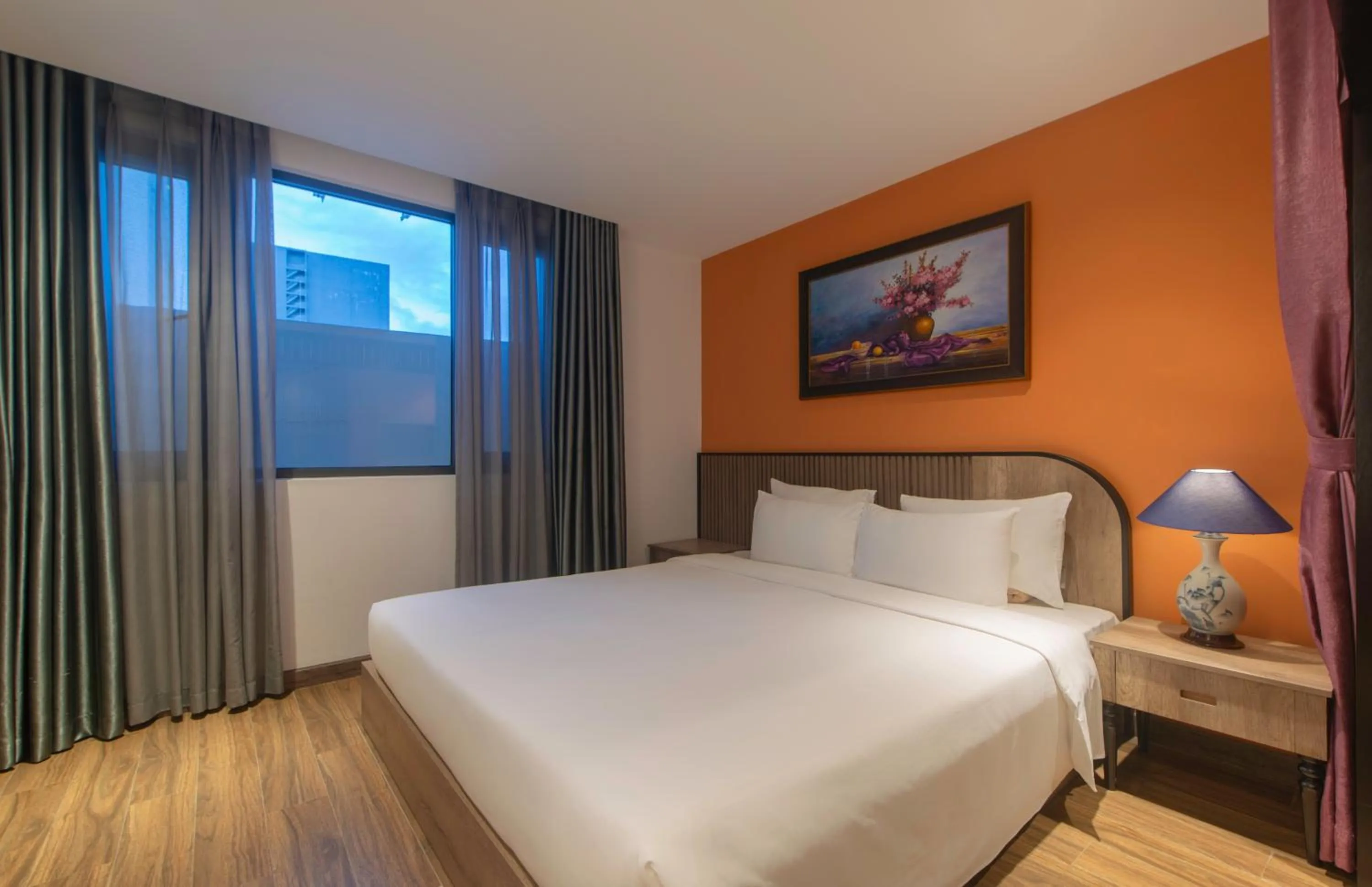 Bed in Aaron Boutique Hotel