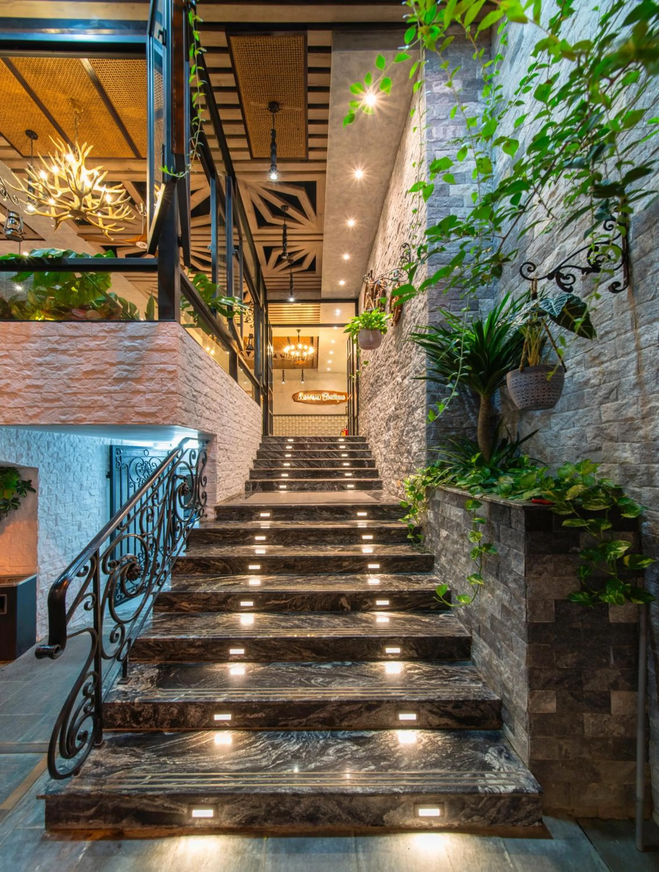 Lobby or reception in Aaron Boutique Hotel