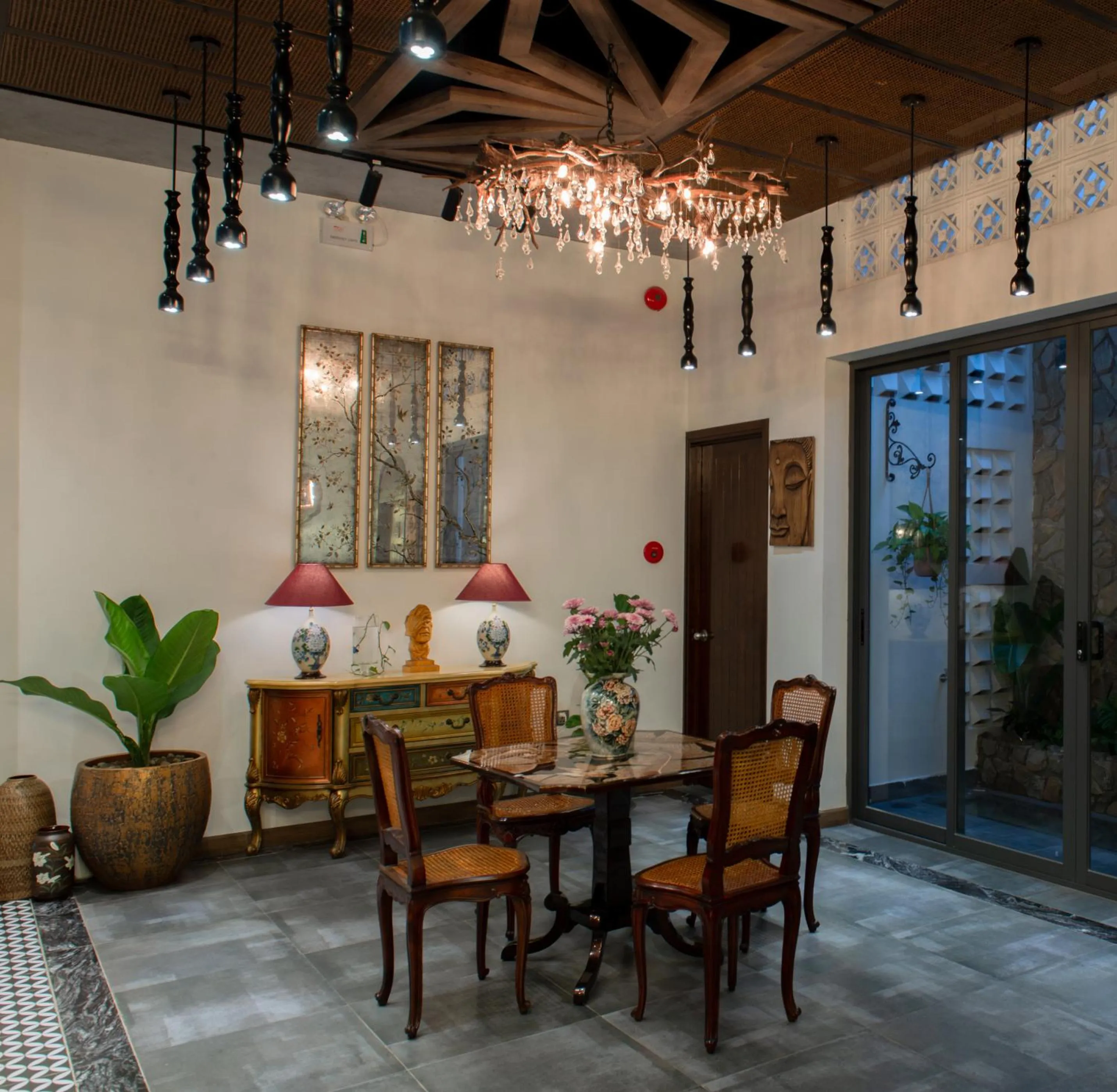 Lobby or reception in Aaron Boutique Hotel