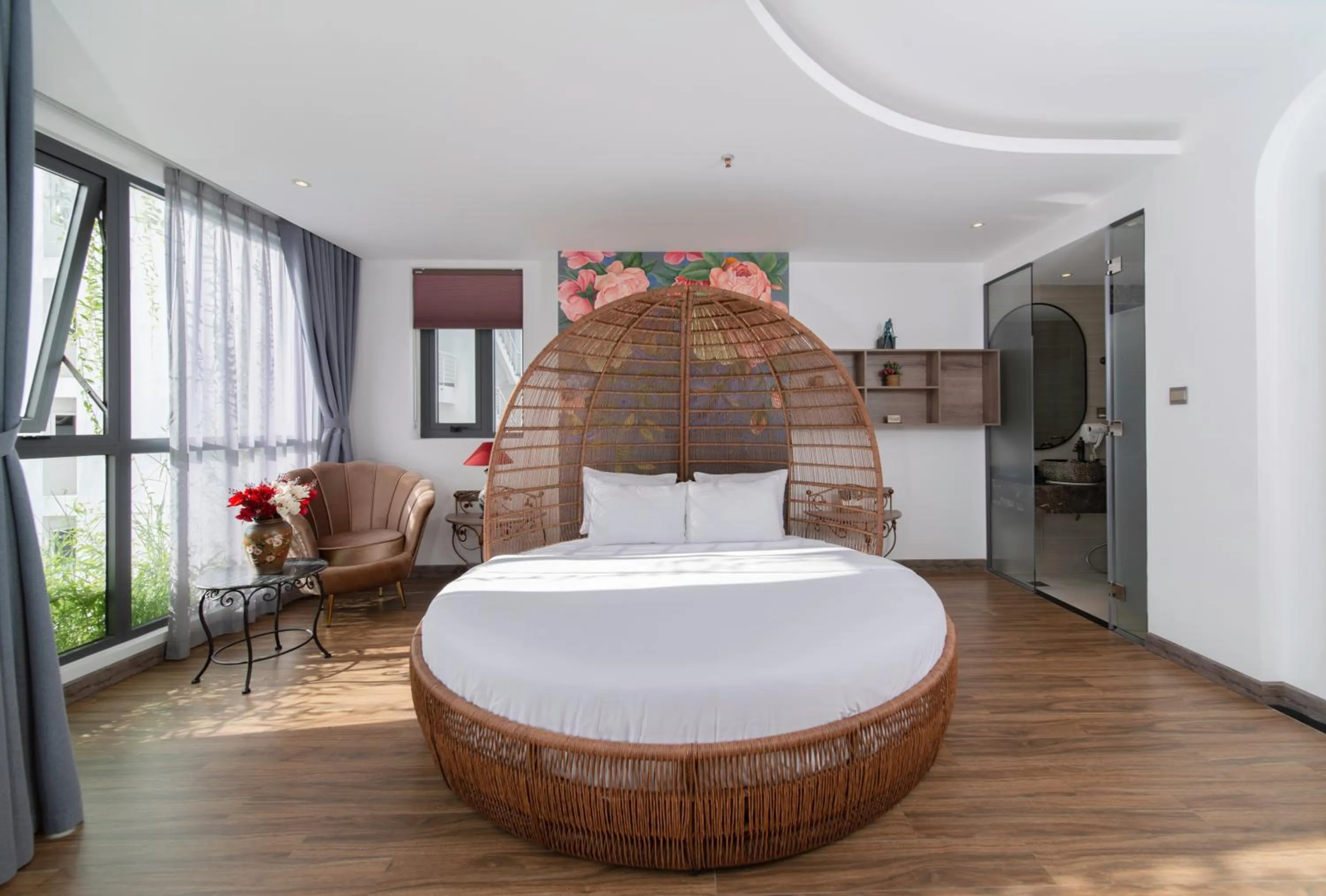 Bed in Aaron Boutique Hotel