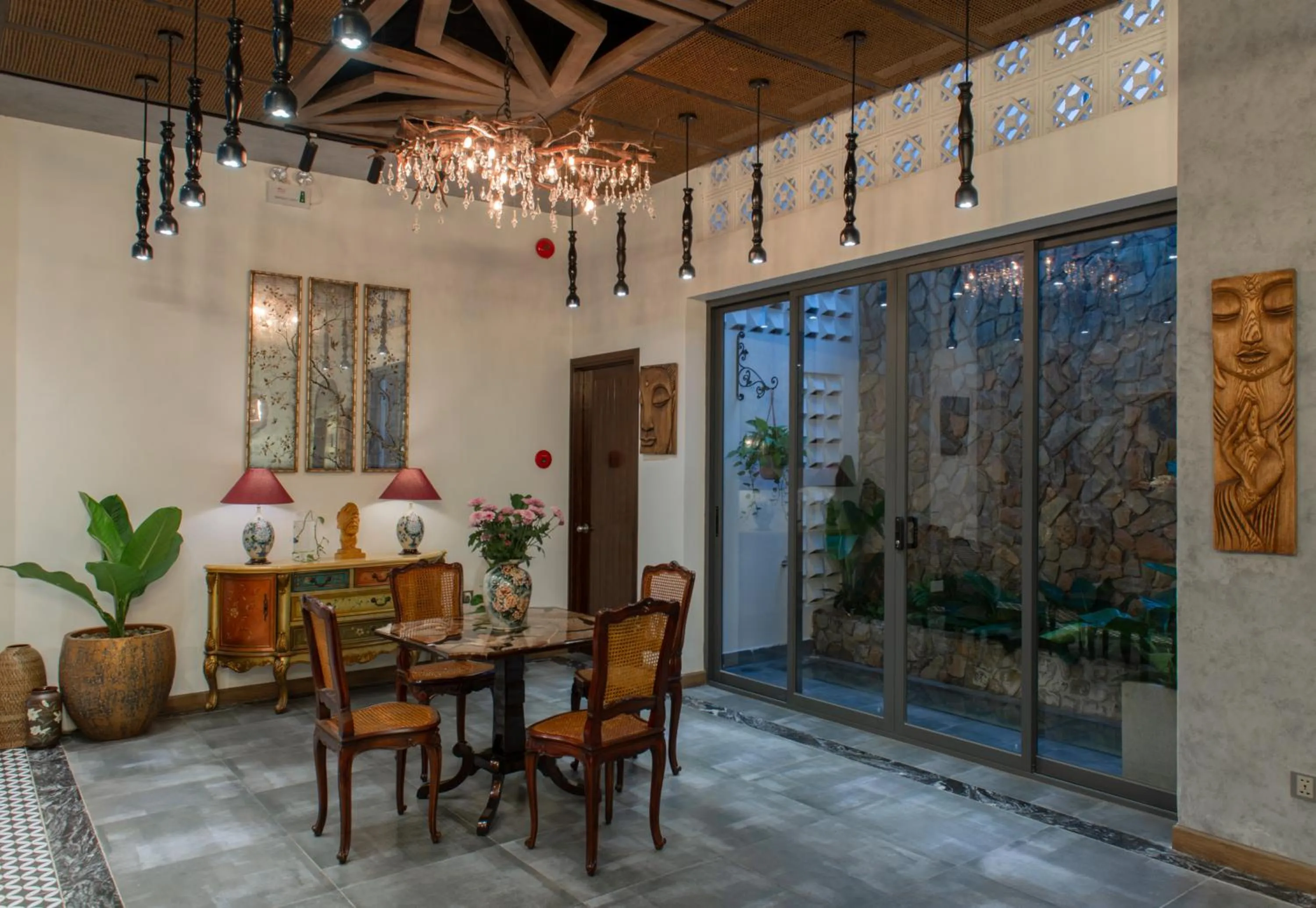 Lobby or reception in Aaron Boutique Hotel