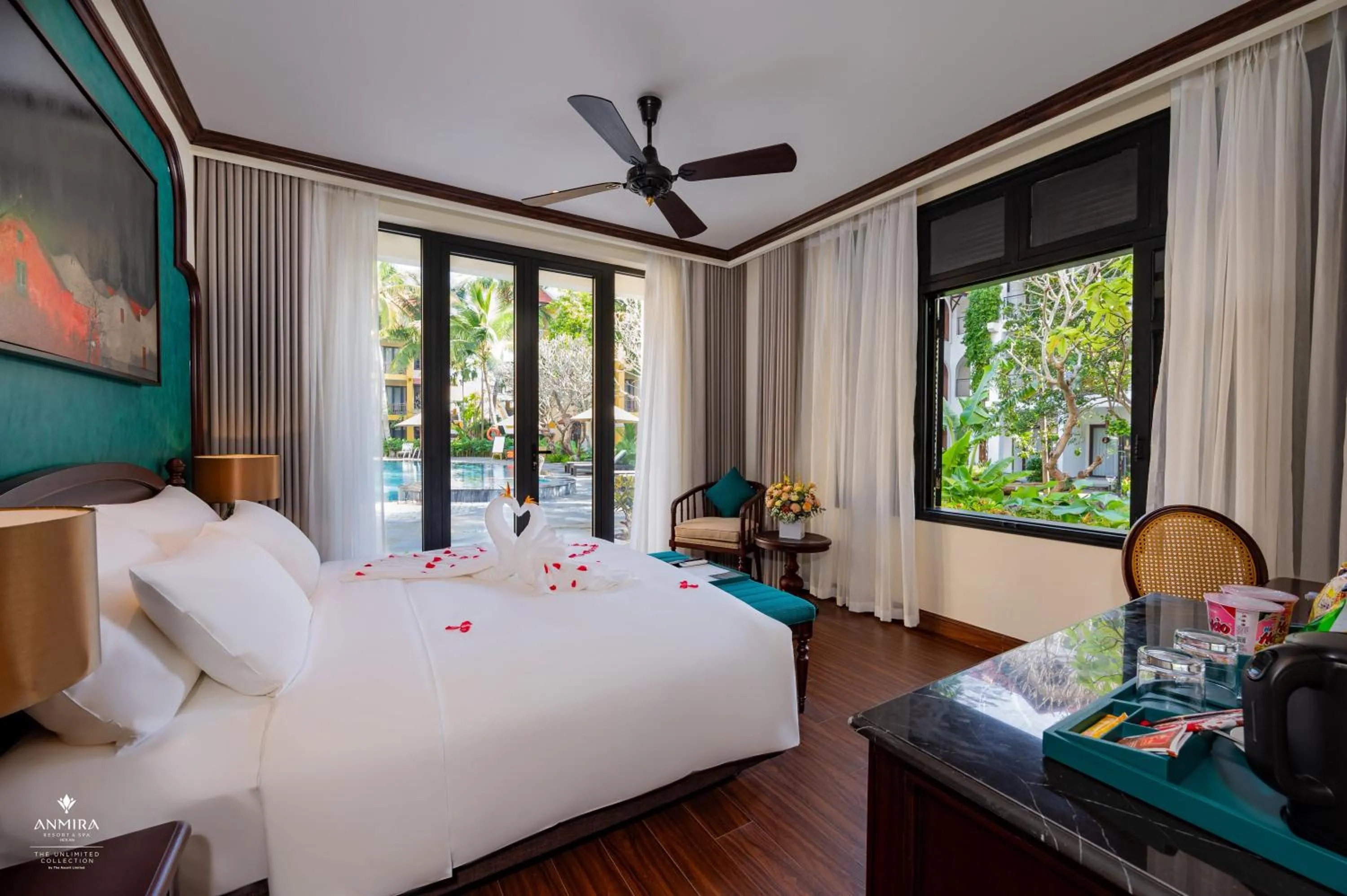 Bedroom, Bed in Anmira Resort & Spa Hoi An by The Unlimited Collection, Managed by the Ascott