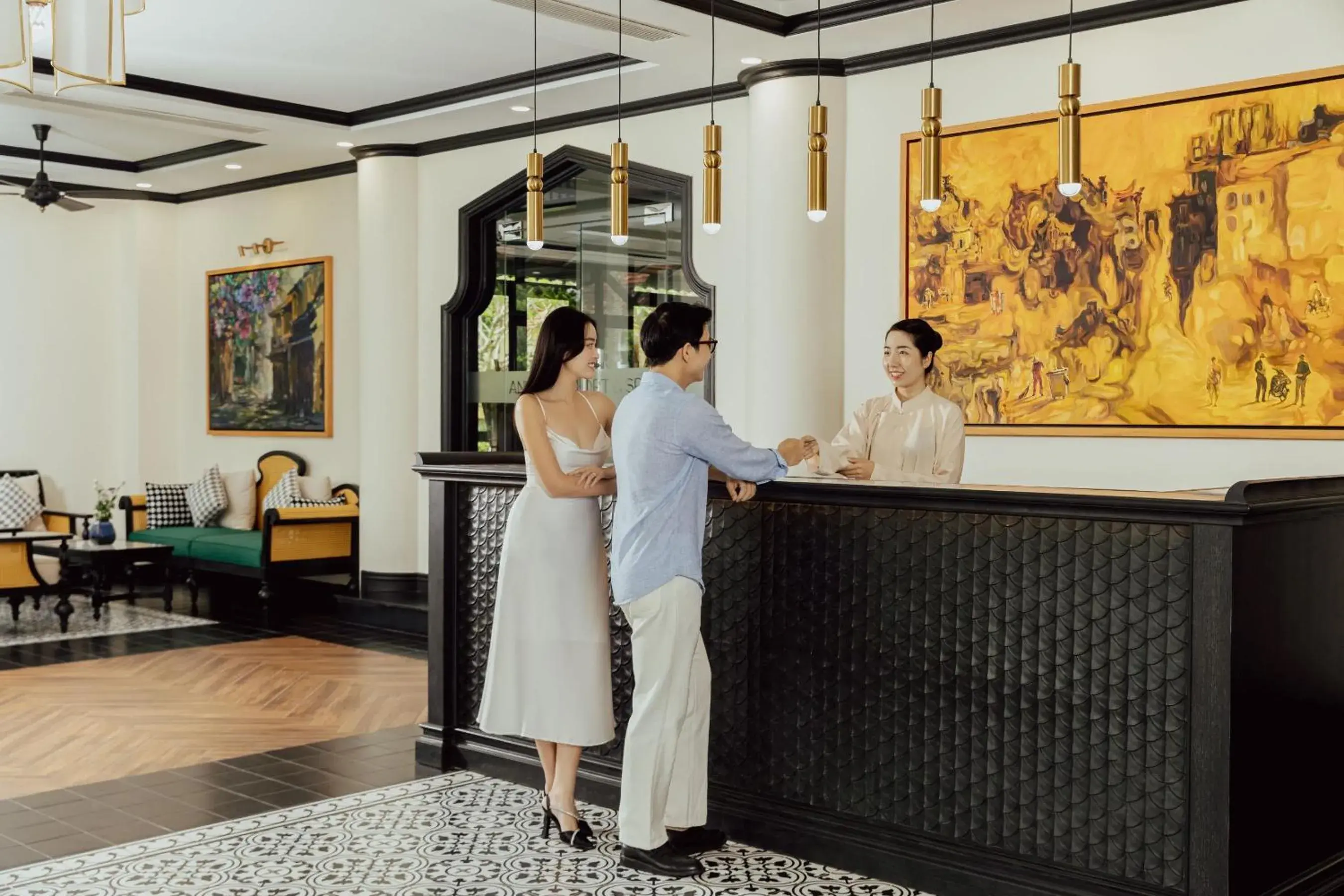 Lobby or reception in Anmira Resort & Spa Hoi An by The Unlimited Collection, Managed by the Ascott Lobby or reception in Anmira Resort & Spa Hoi An by The Unlimited Collection, Managed by the Ascott