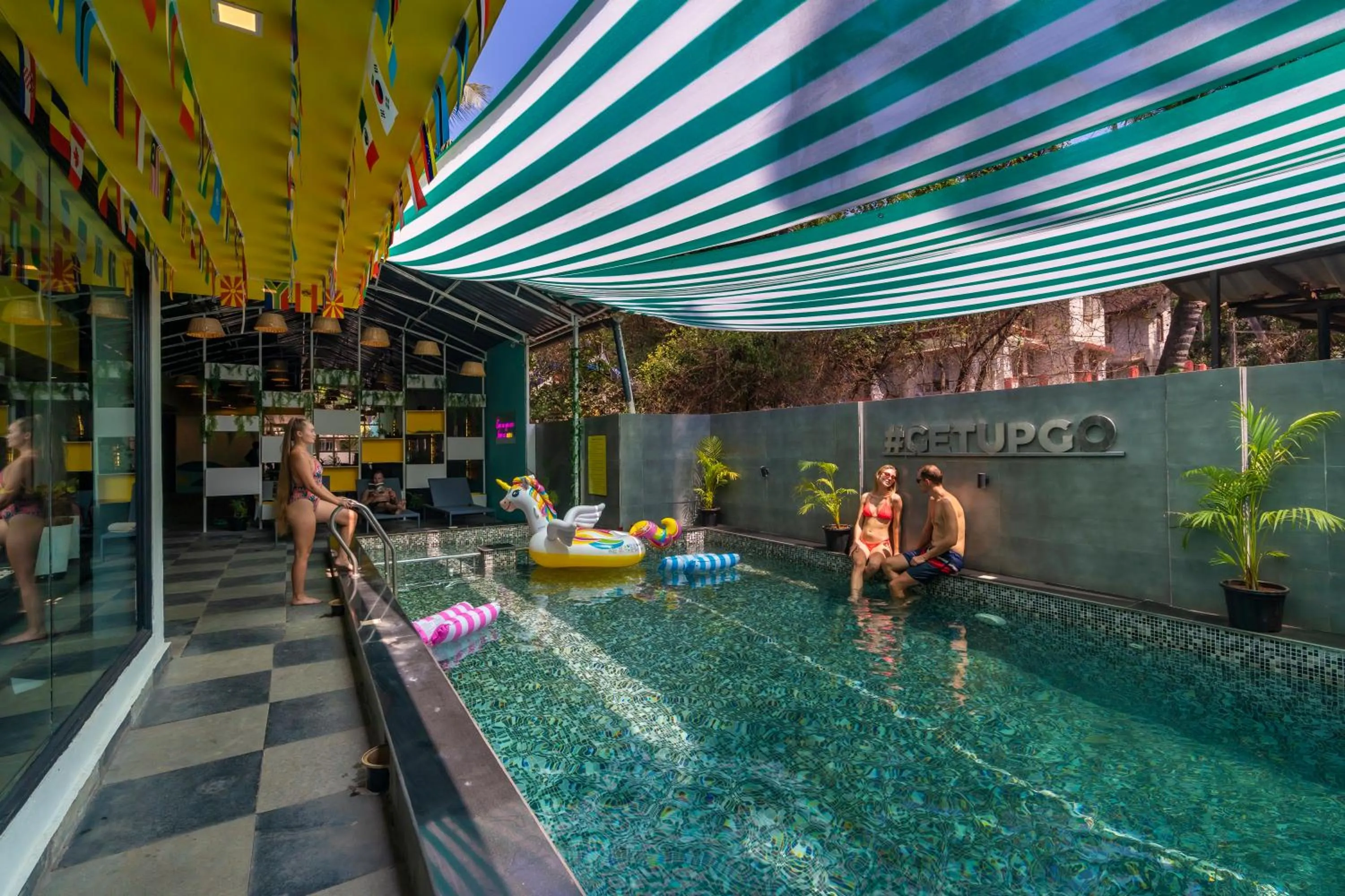 People in The Hosteller Goa, Candolim