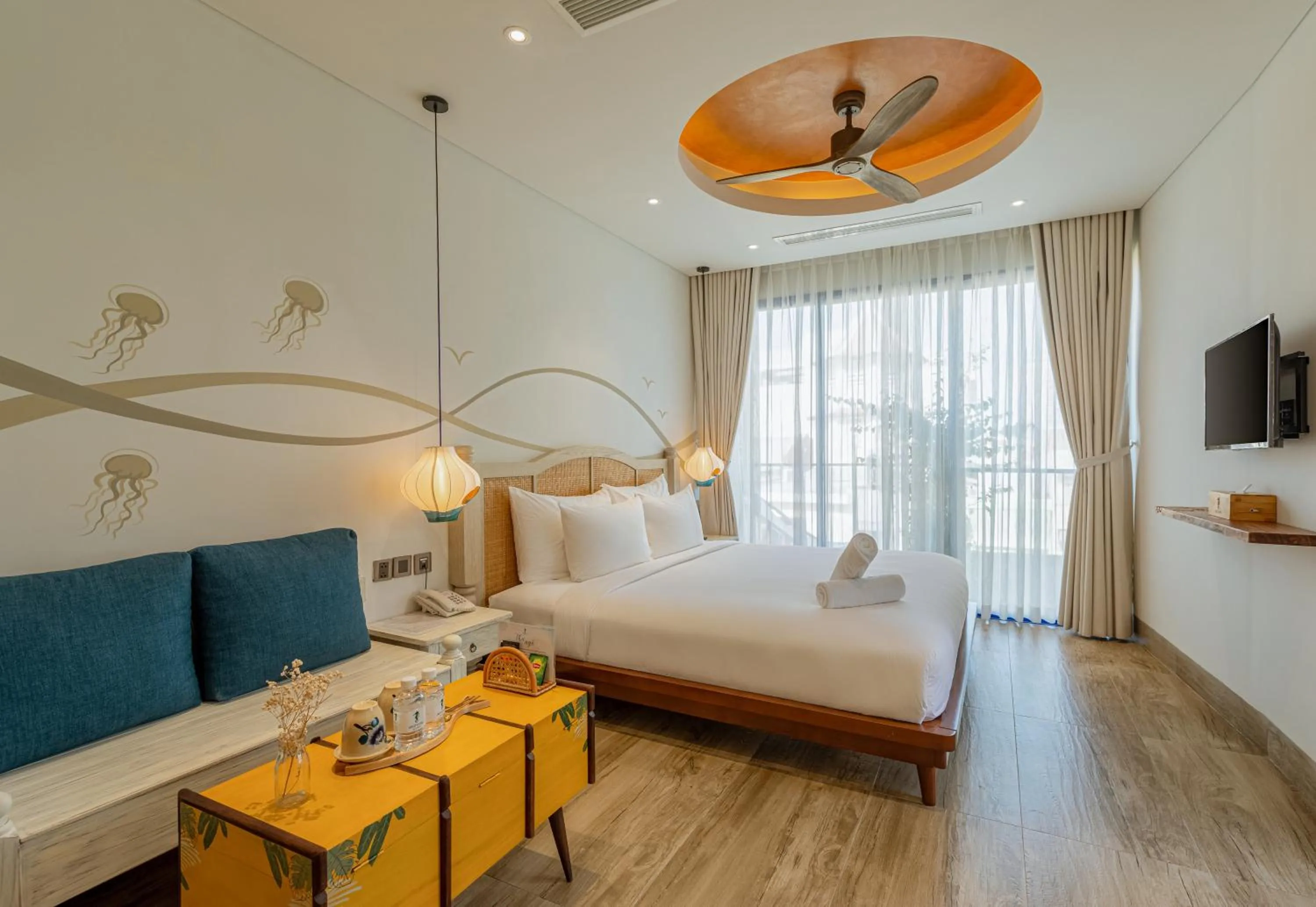 Bed in Seahorse Signature Danang Hotel by Haviland