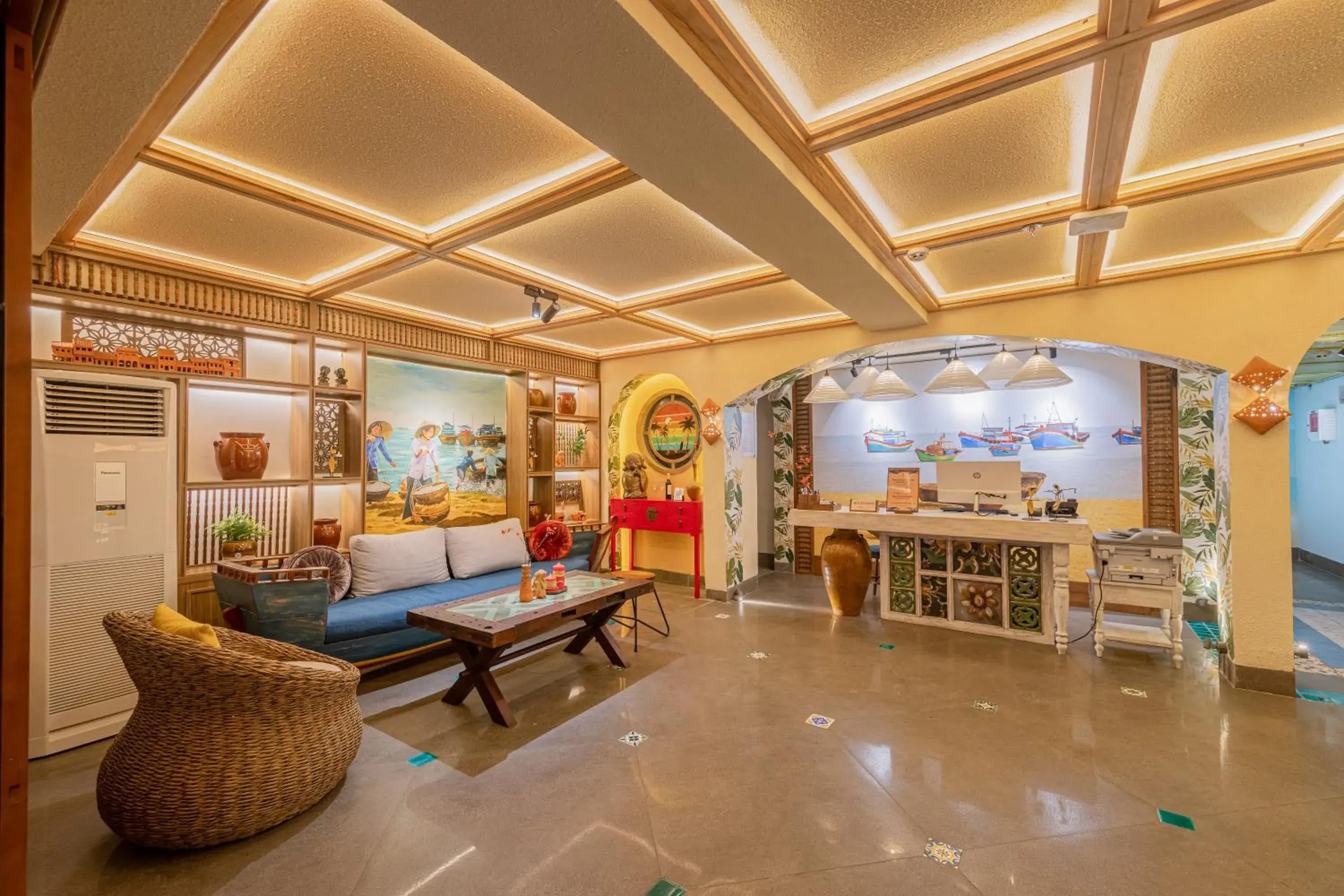 Lobby or reception in Seahorse Signature Danang Hotel by Haviland Lobby or reception in Seahorse Signature Danang Hotel by Haviland