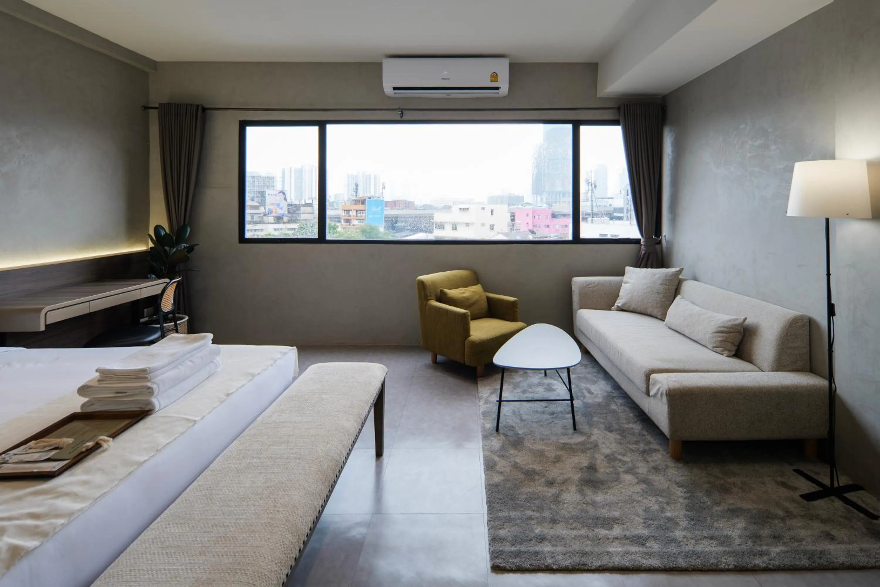 Bed in C'HOUSE Bangkok