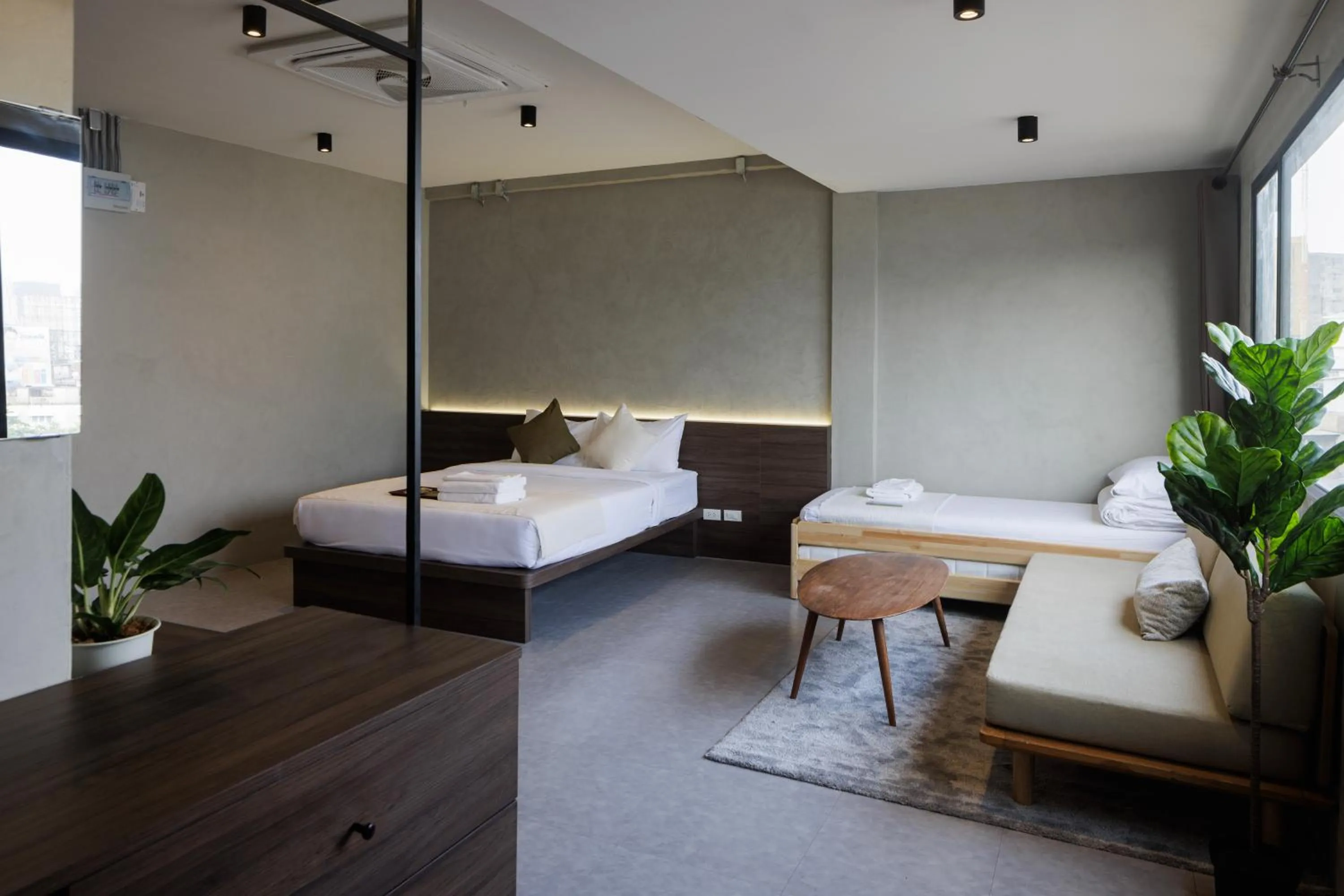 Bed in C'HOUSE Bangkok