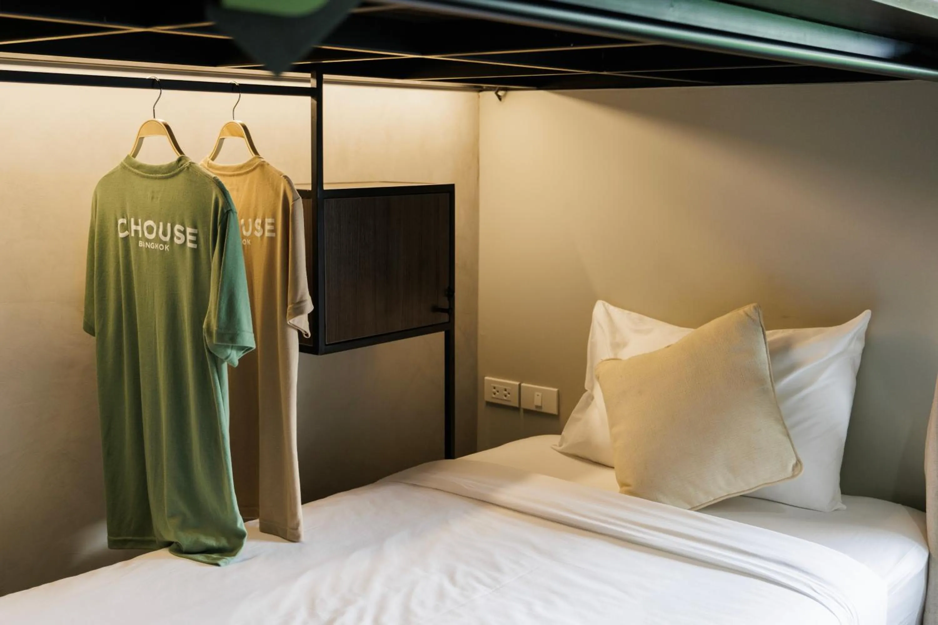 Bed in C'HOUSE Bangkok