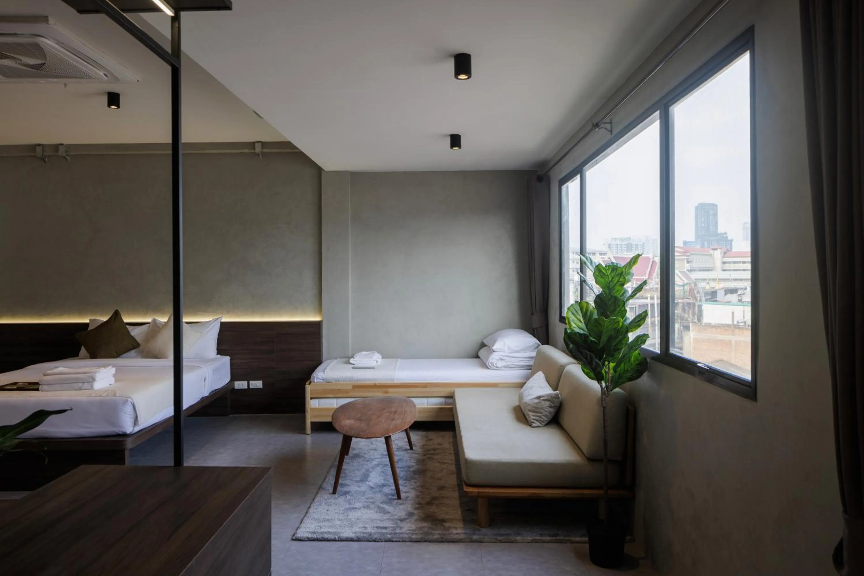 Bed in C'HOUSE Bangkok