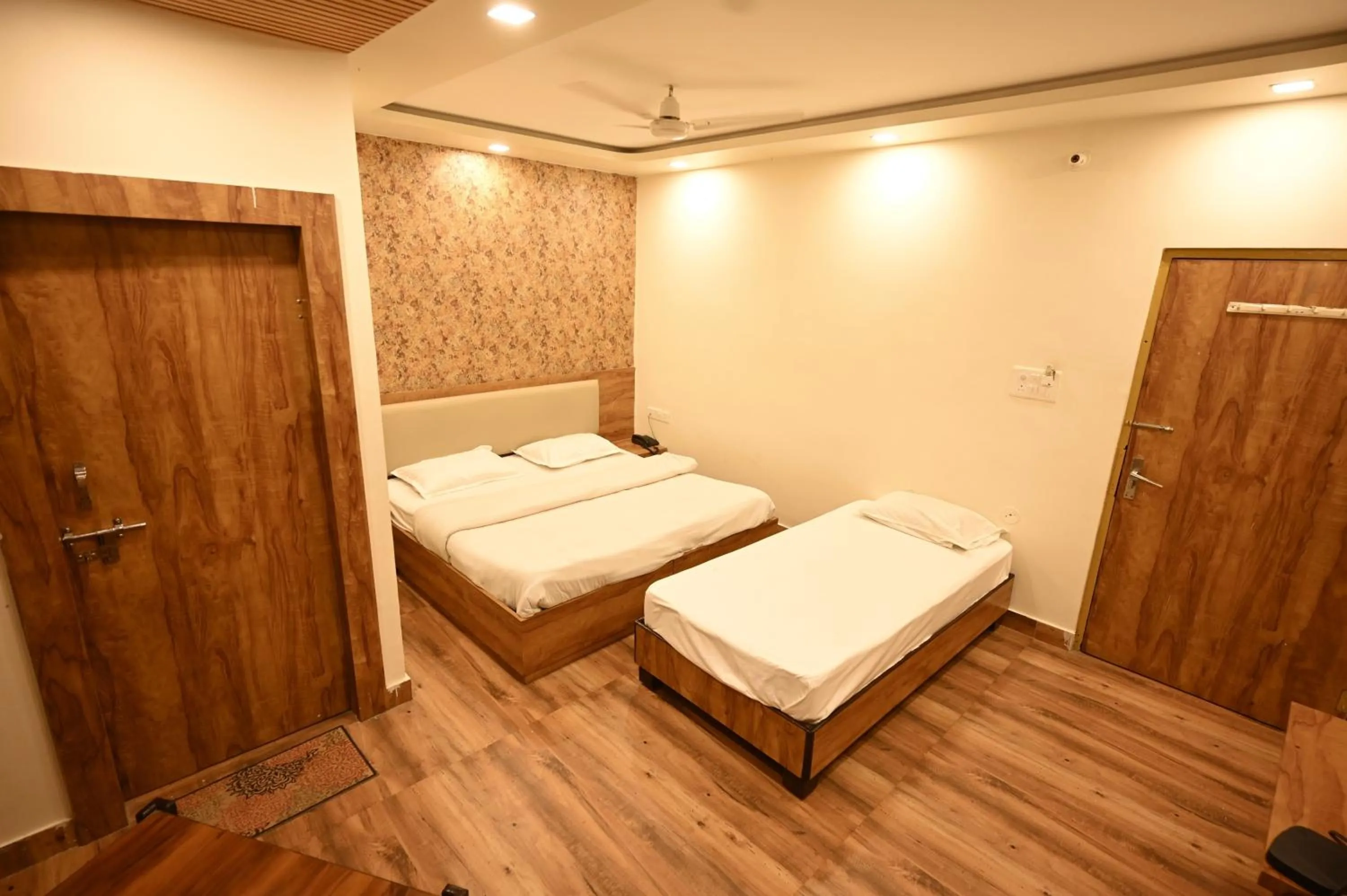 Bed in Hotel Vrindavan Palace