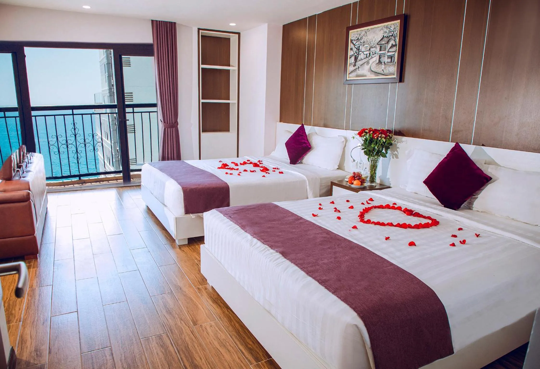 Photo of the whole room, Bed in Morris Hotel Nha Trang