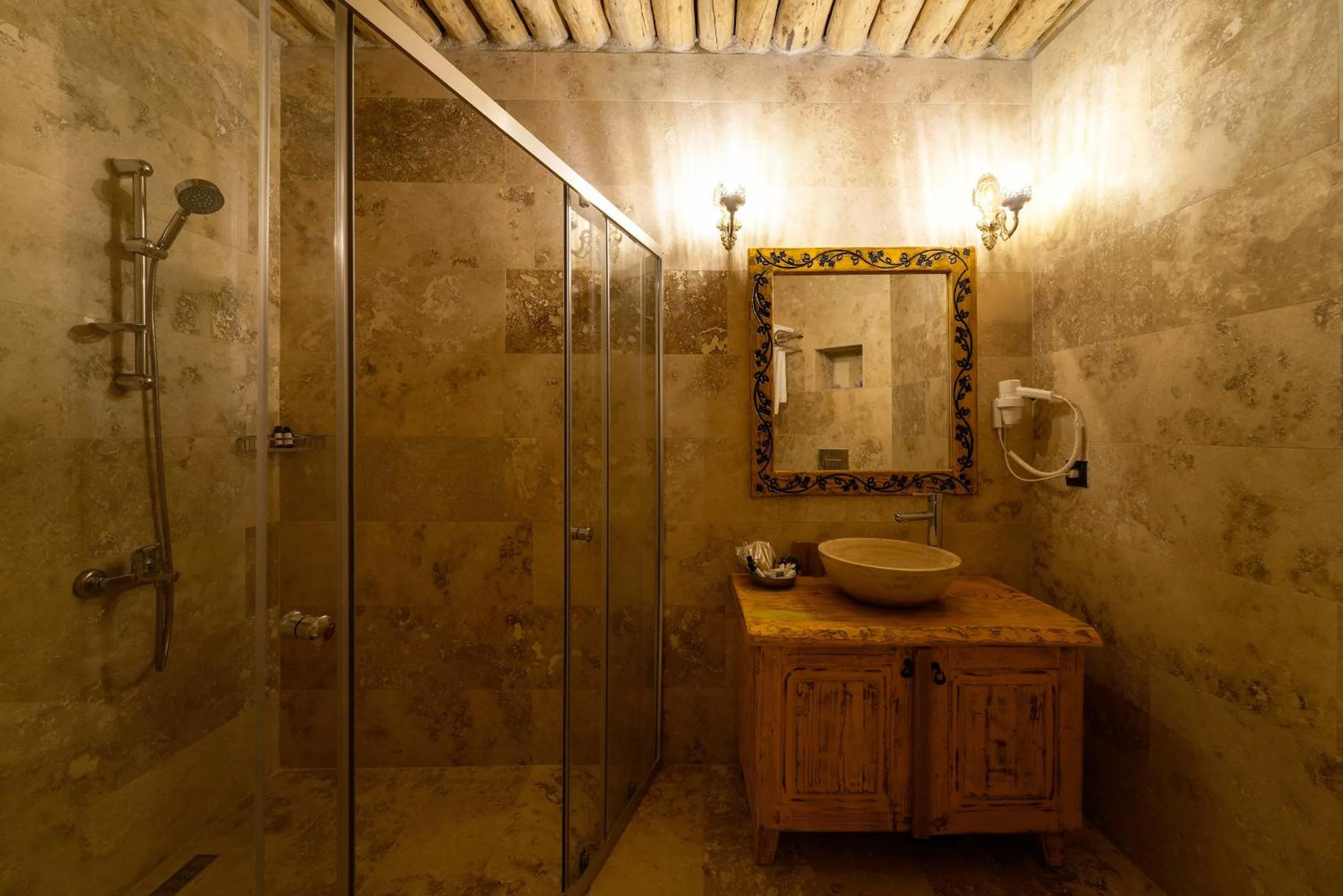 Shower in Doctor's Cave Cappadocia
