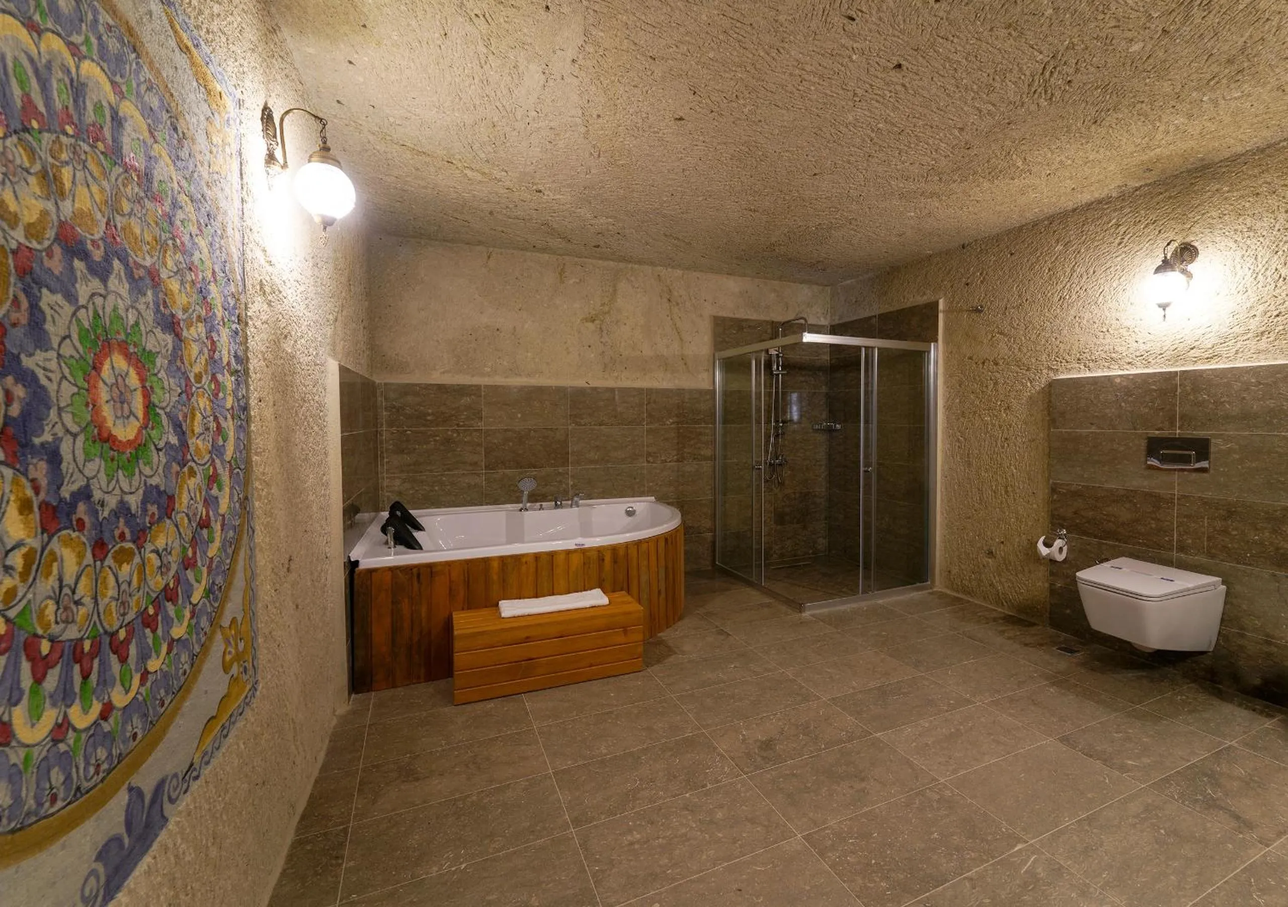 Shower in Doctor's Cave Cappadocia