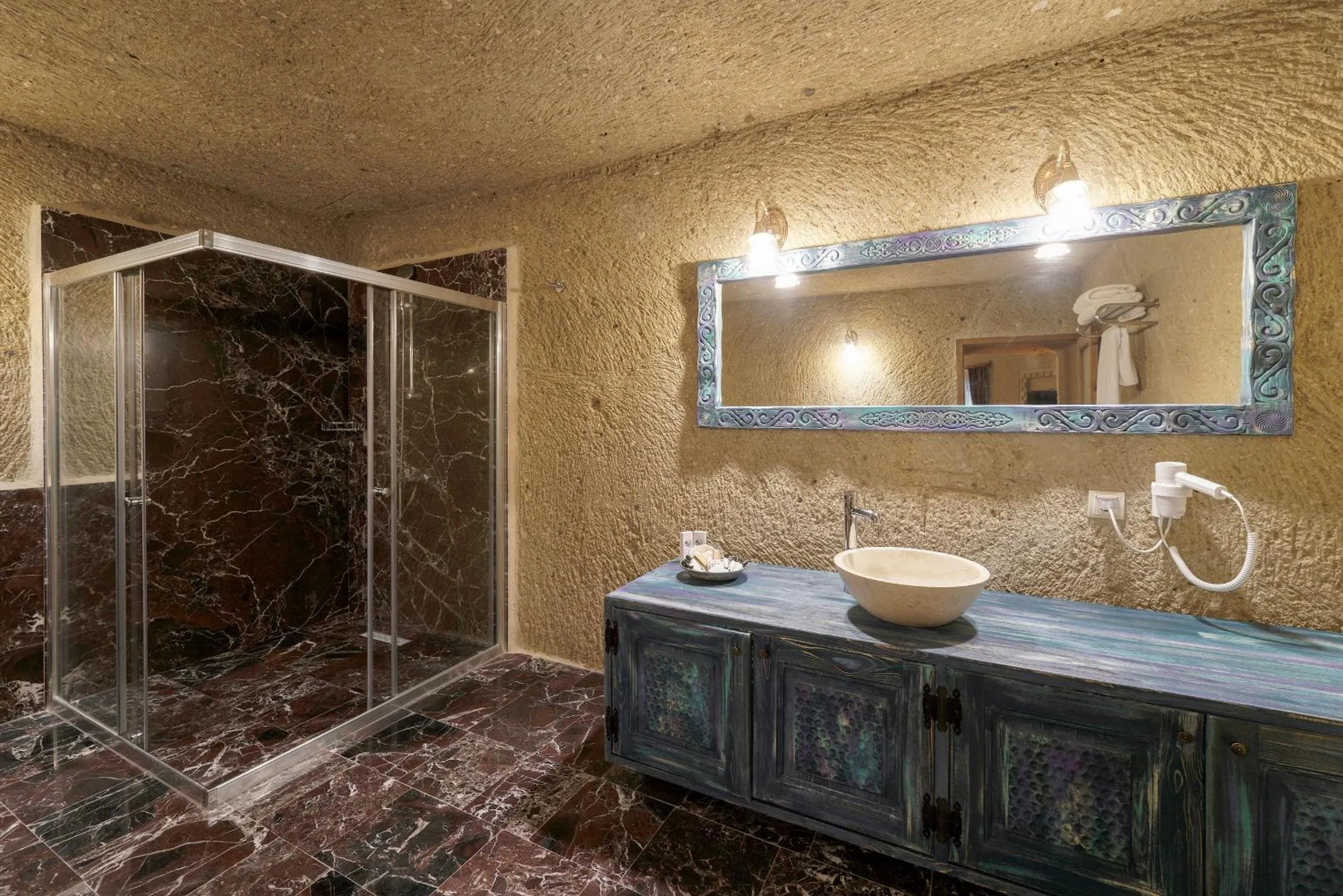 Shower in Doctor's Cave Cappadocia