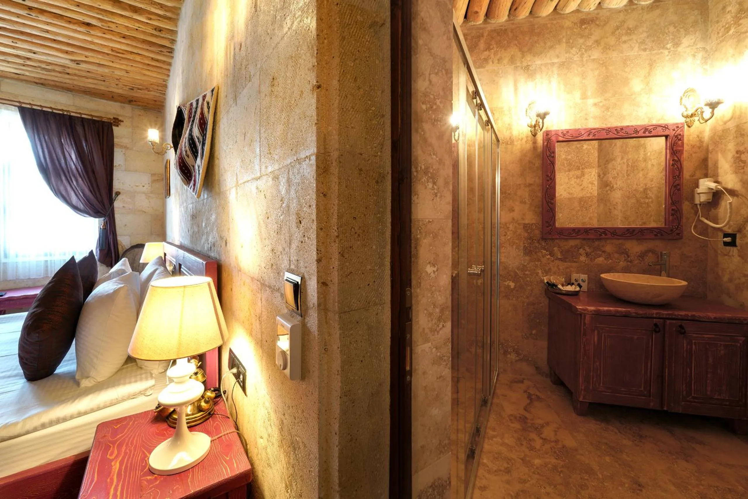 Shower in Doctor's Cave Cappadocia