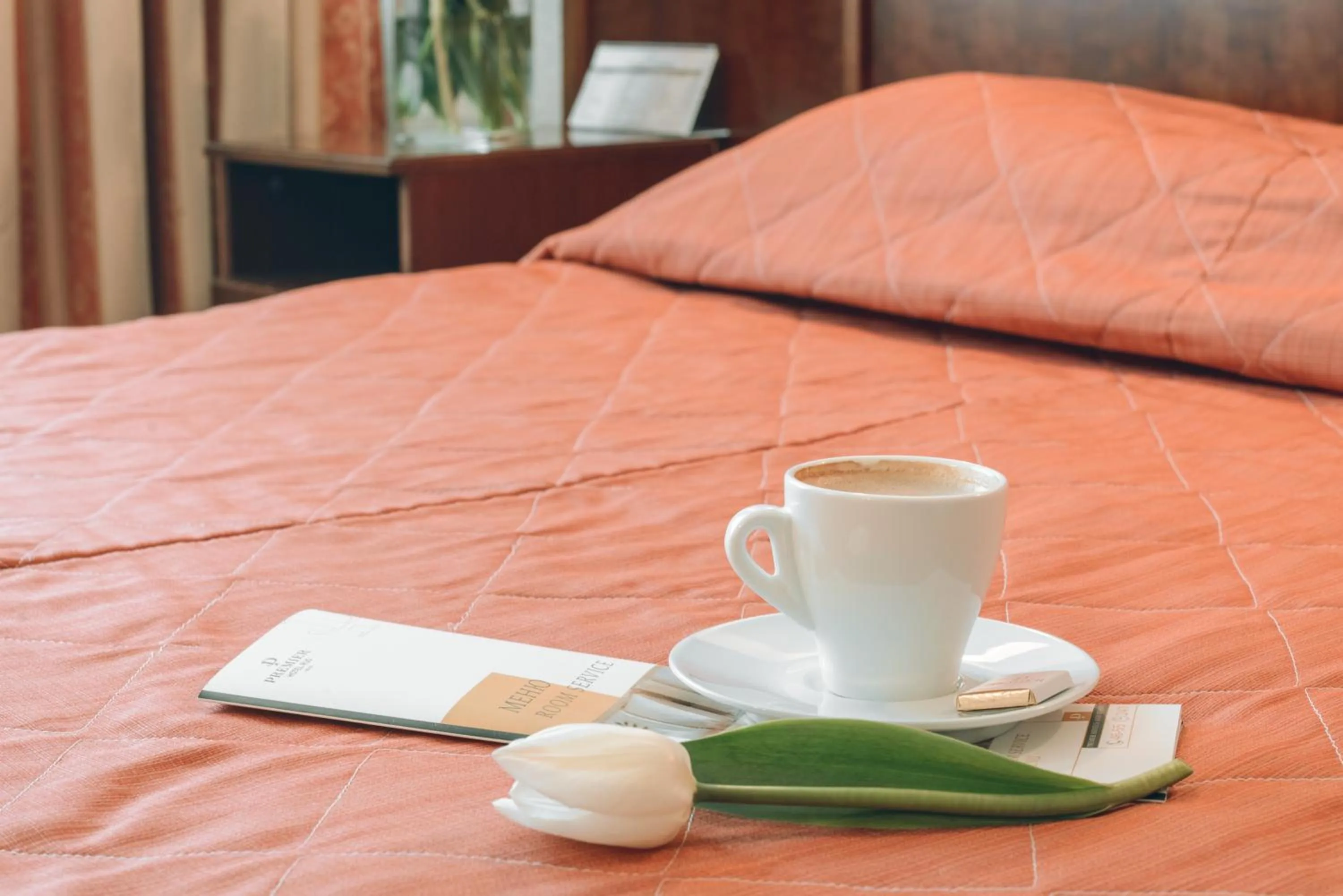 Decorative detail, Bed in Premier Hotel Rus