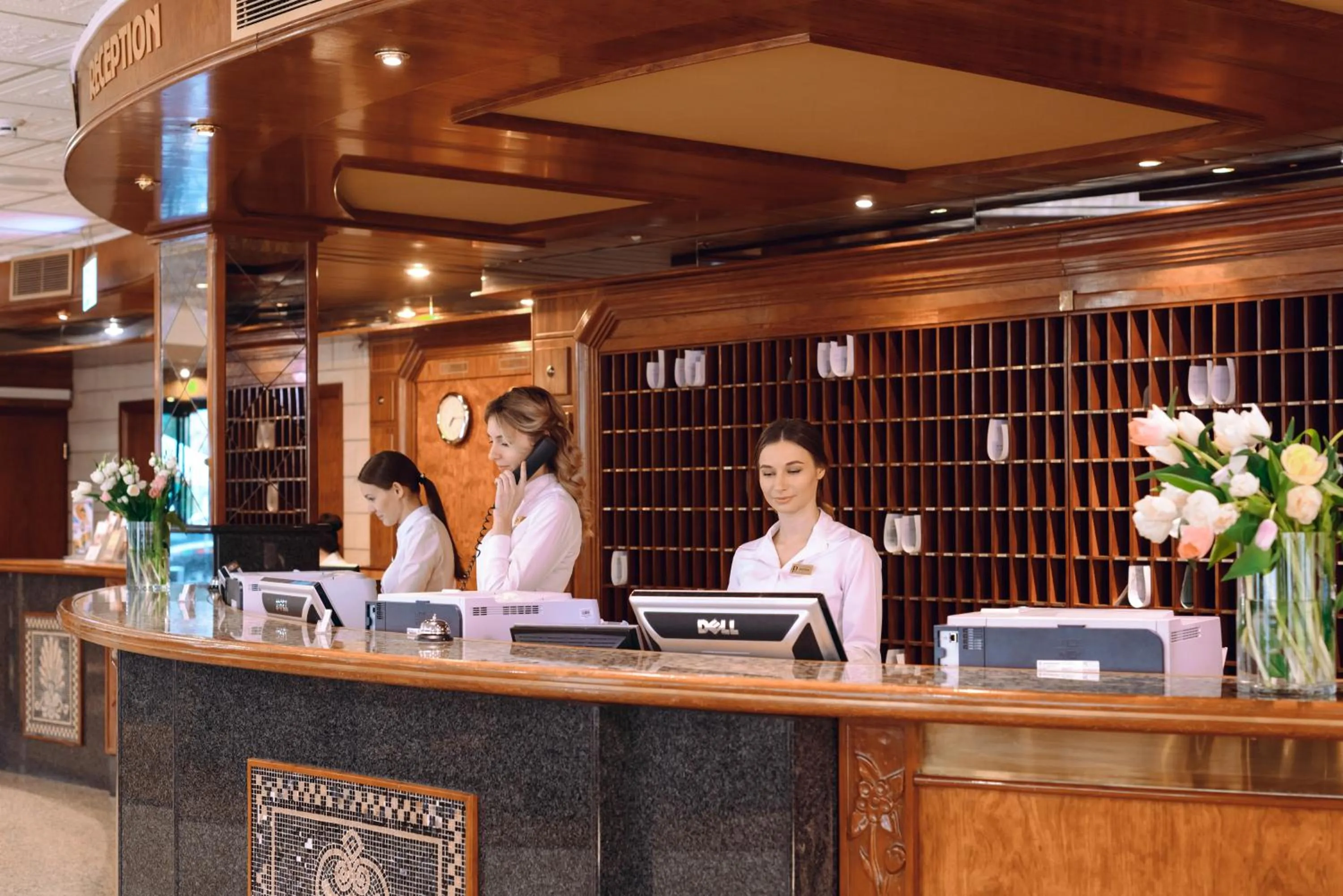 Lobby or reception in Premier Hotel Rus