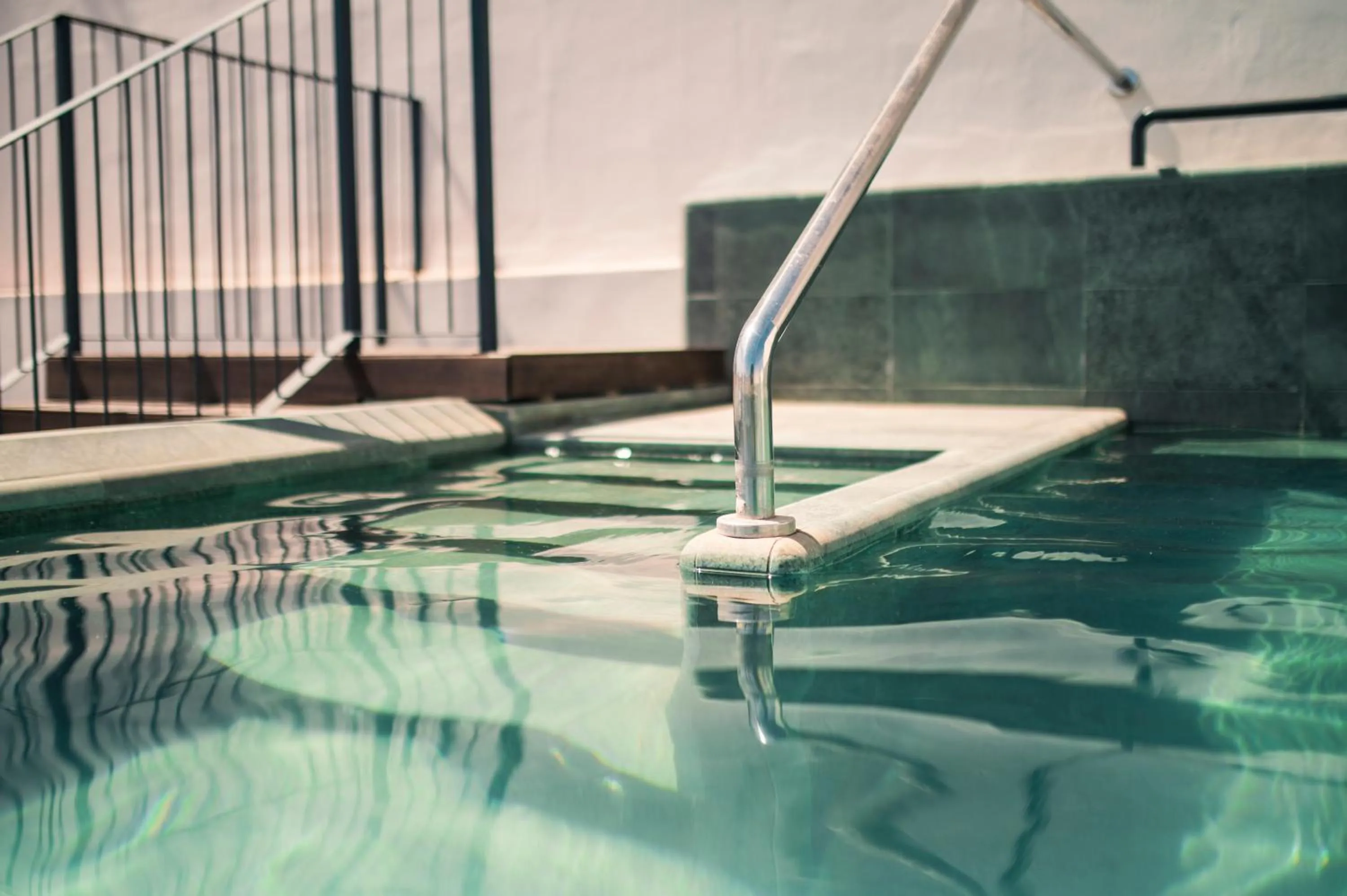 Pool view in Legado Magdalena Hotel
