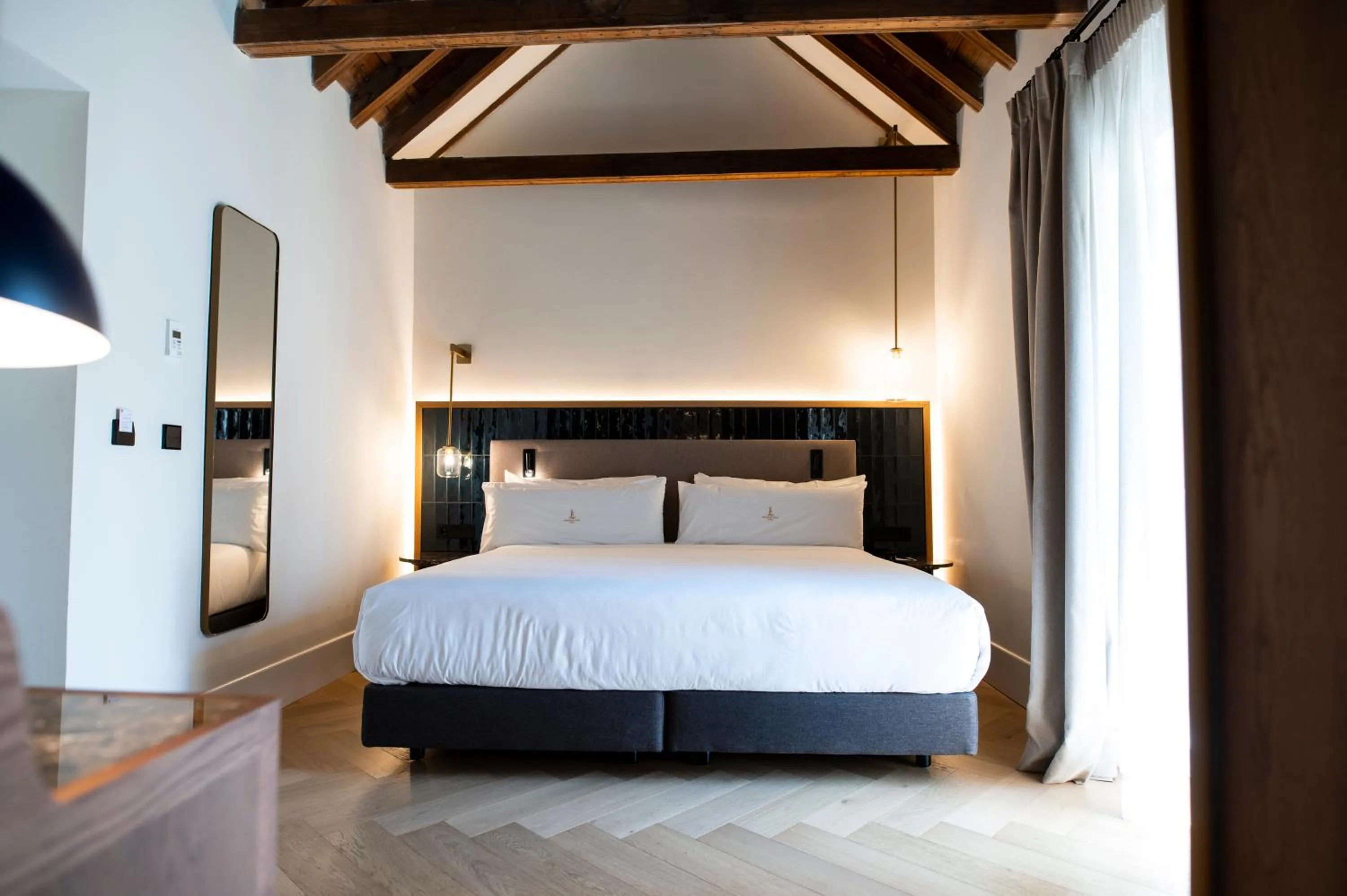 View (from property/room), Bed in Legado Magdalena Hotel