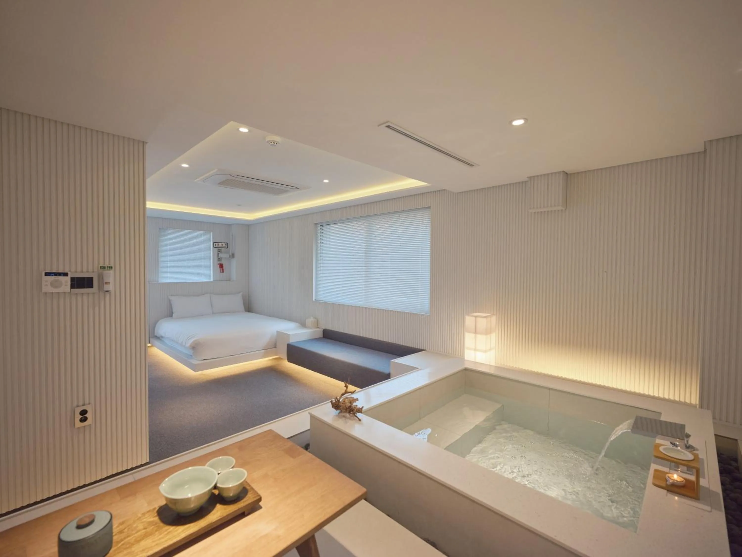 Bed in The Leap Seoul Sadang