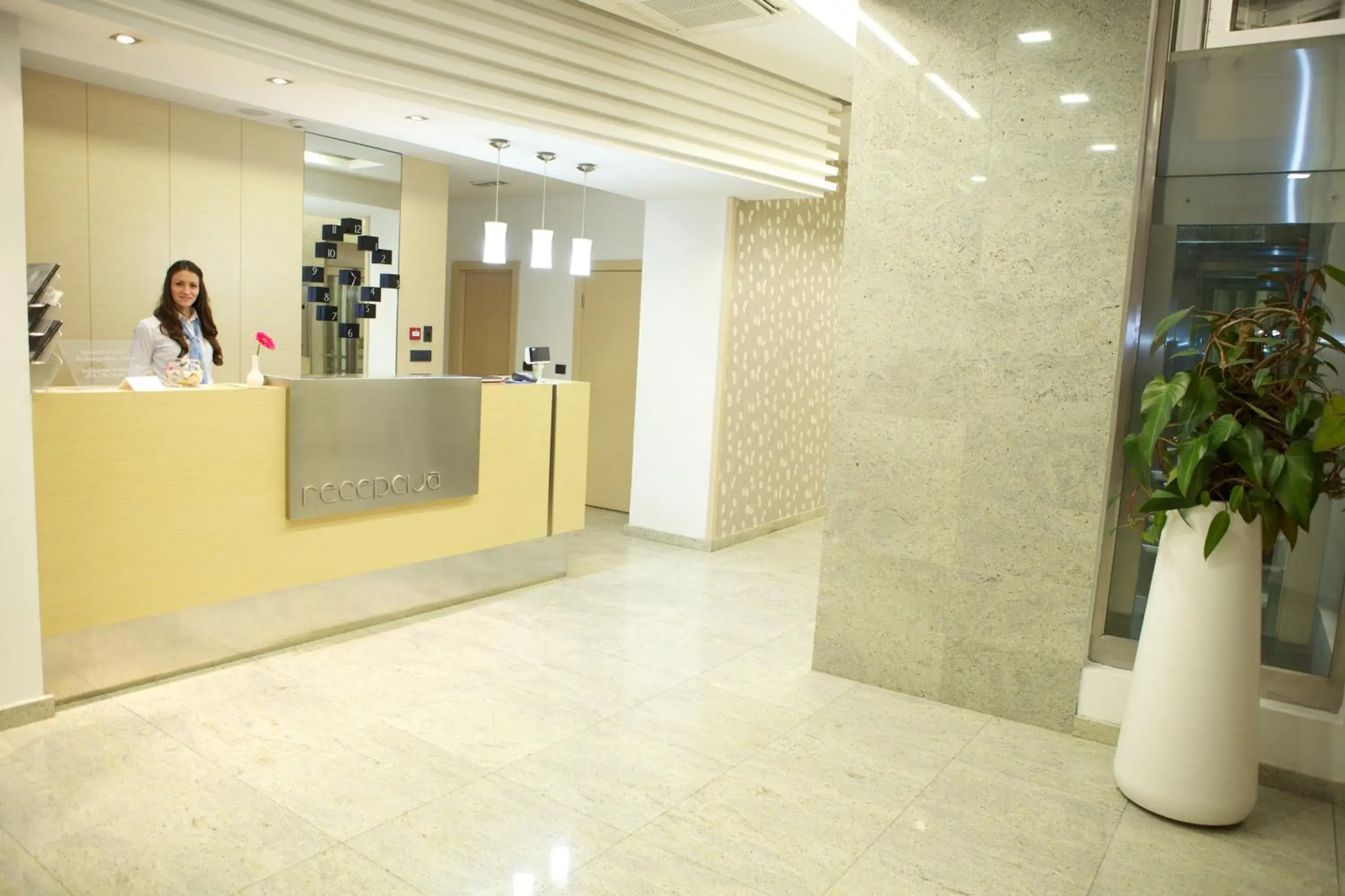 Lobby or reception in Garni Hotel Centar Lobby or reception in Garni Hotel Centar