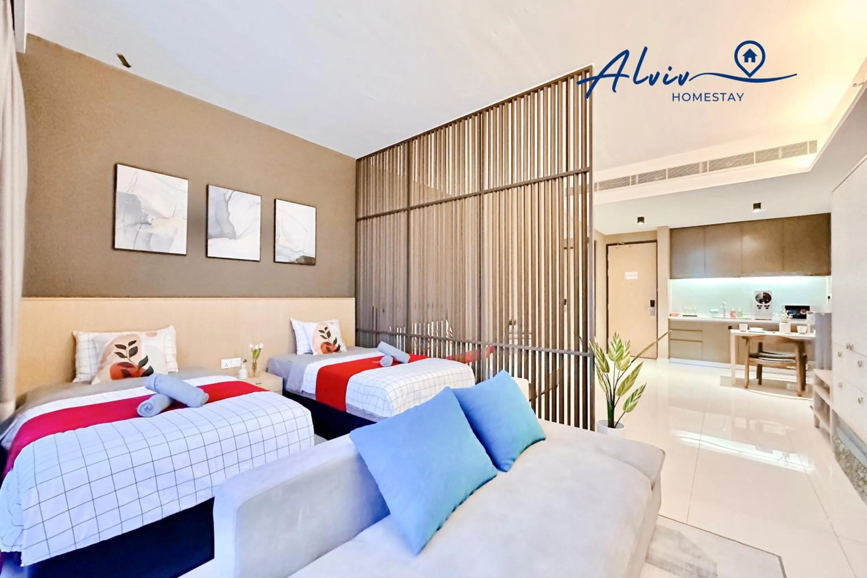 Bedroom, Bed in Alviv 99 Suites I Family Suite I 4-7 pax I 5minsMelakaCruise I JonkerSt