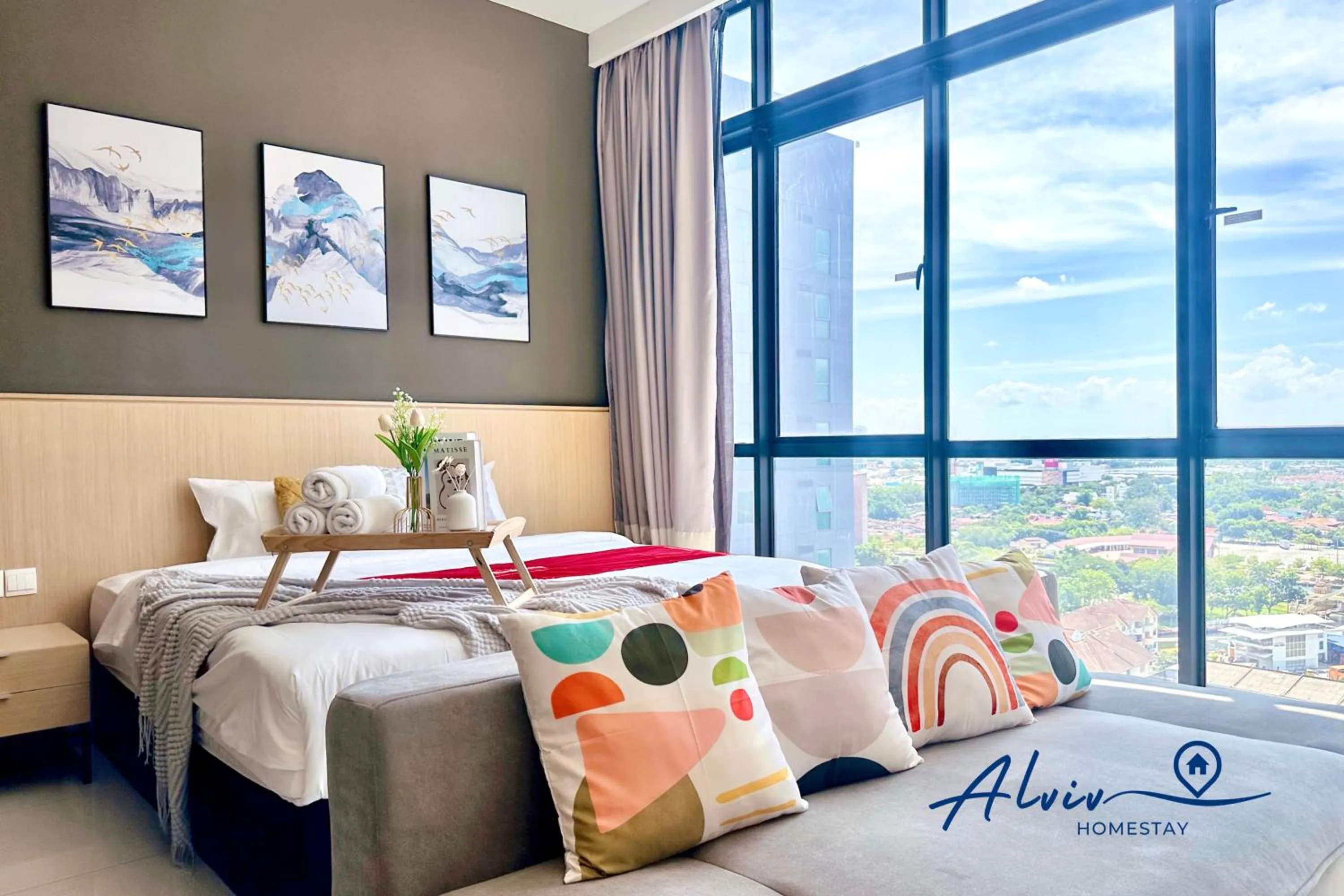 Photo of the whole room, Bed in Alviv 99 Suites I Family Suite I 4-7 pax I 5minsMelakaCruise I JonkerSt