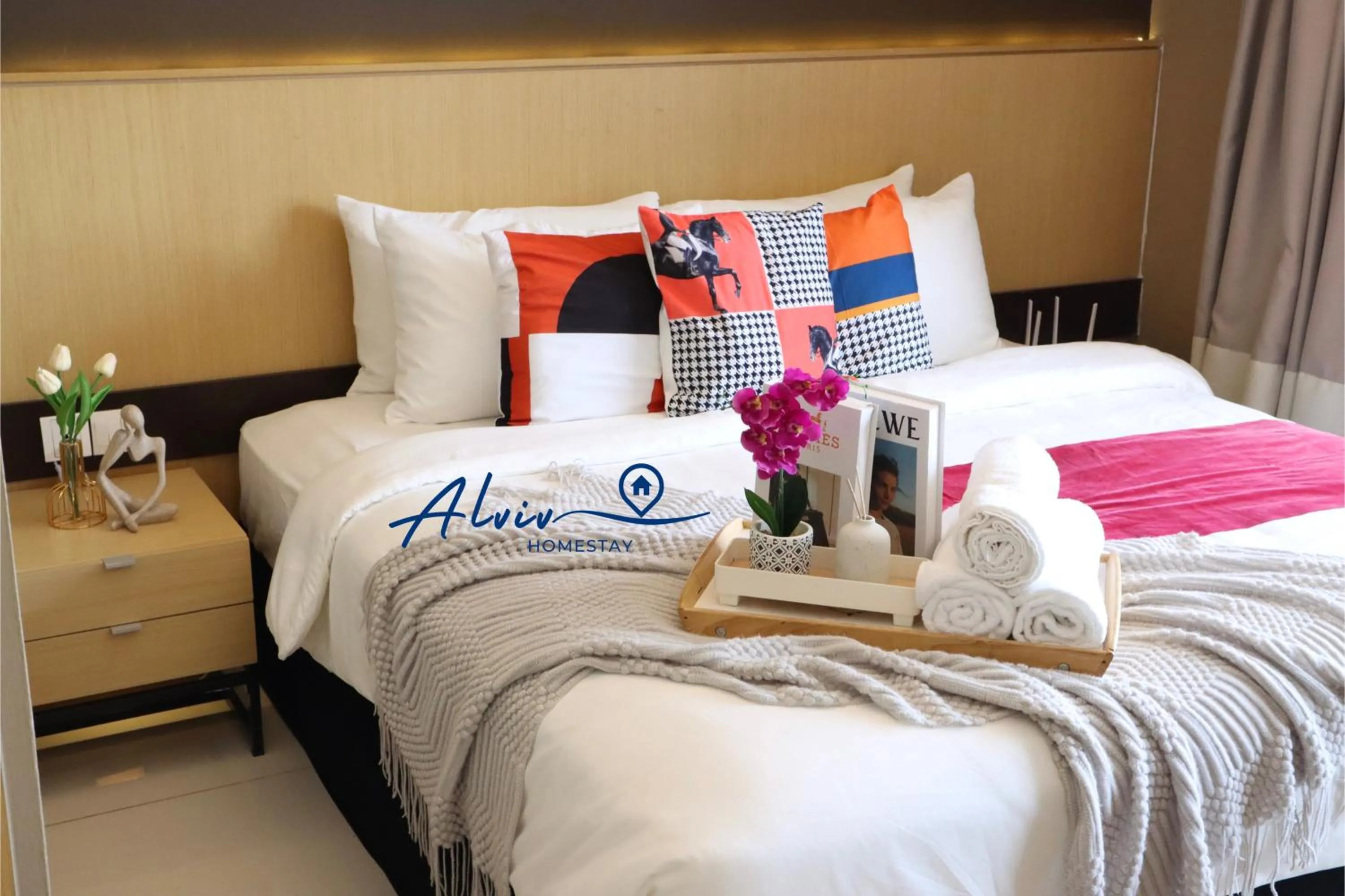 Bedroom, Bed in Alviv 99 Suites I Family Suite I 4-7 pax I 5minsMelakaCruise I JonkerSt