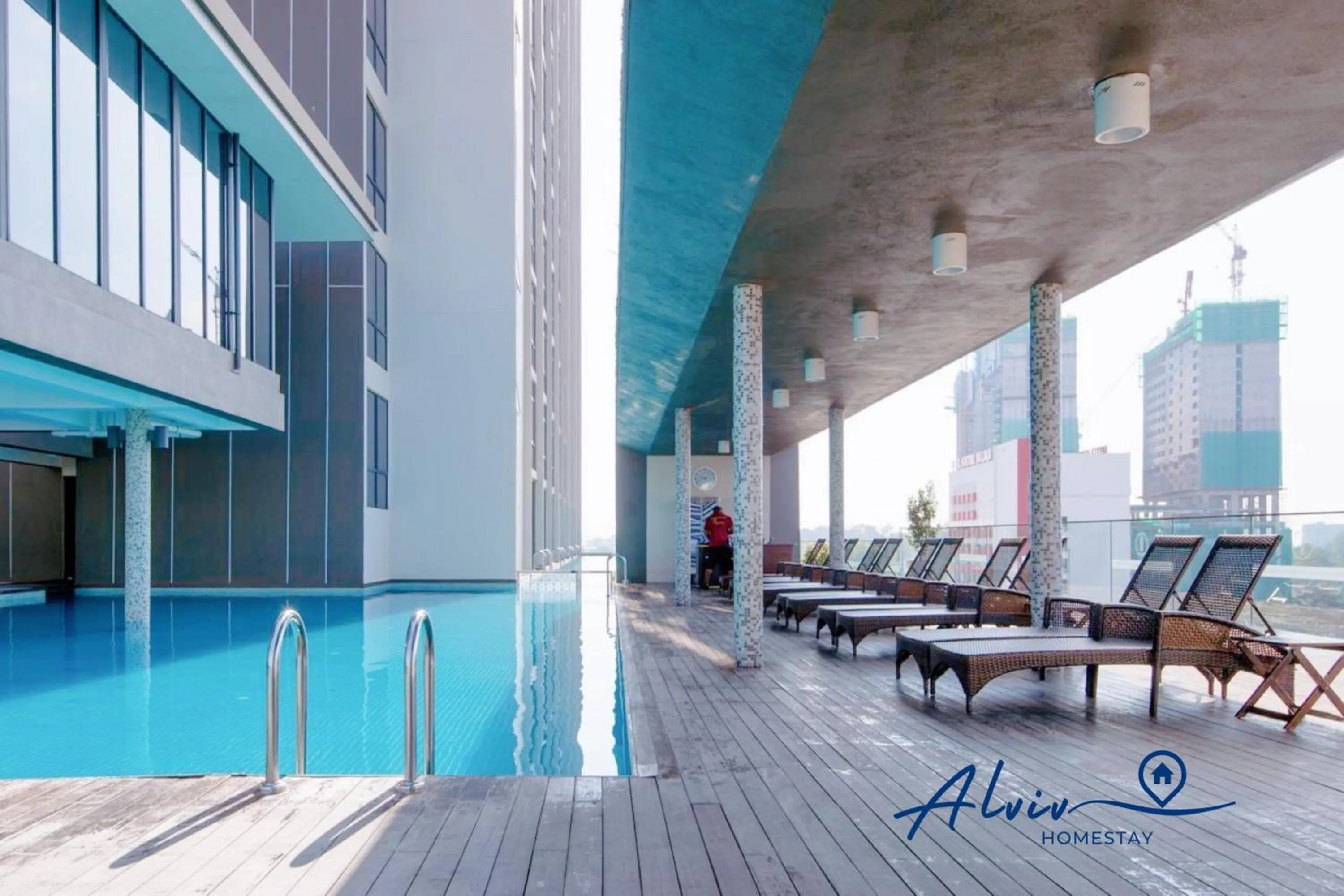 Swimming pool in Alviv 99 Suites I Family Suite I 4-7 pax I 5minsMelakaCruise I JonkerSt
