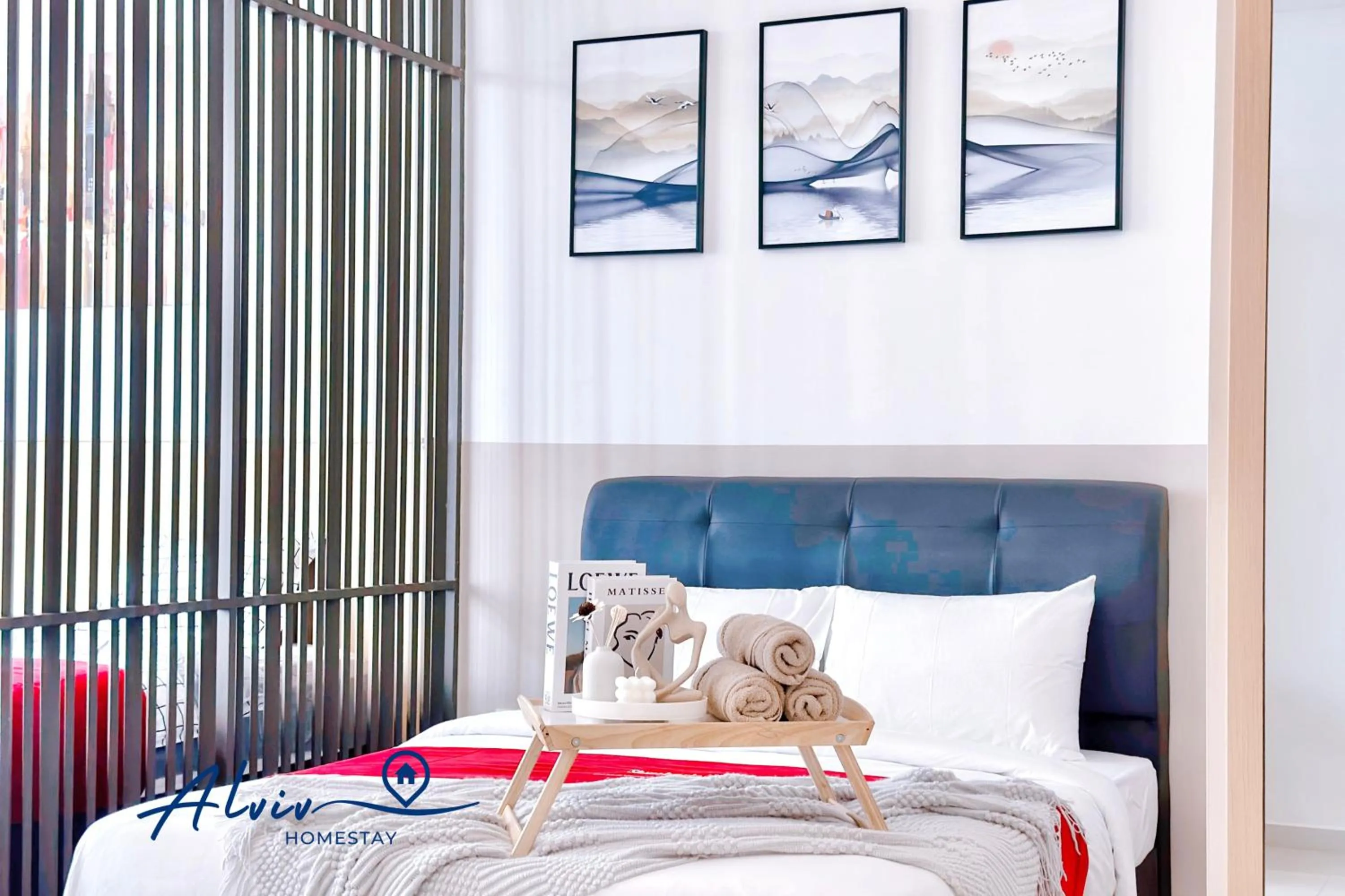 Bed in Alviv 99 Suites I Family Suite I 4-7 pax I 5minsMelakaCruise I JonkerSt