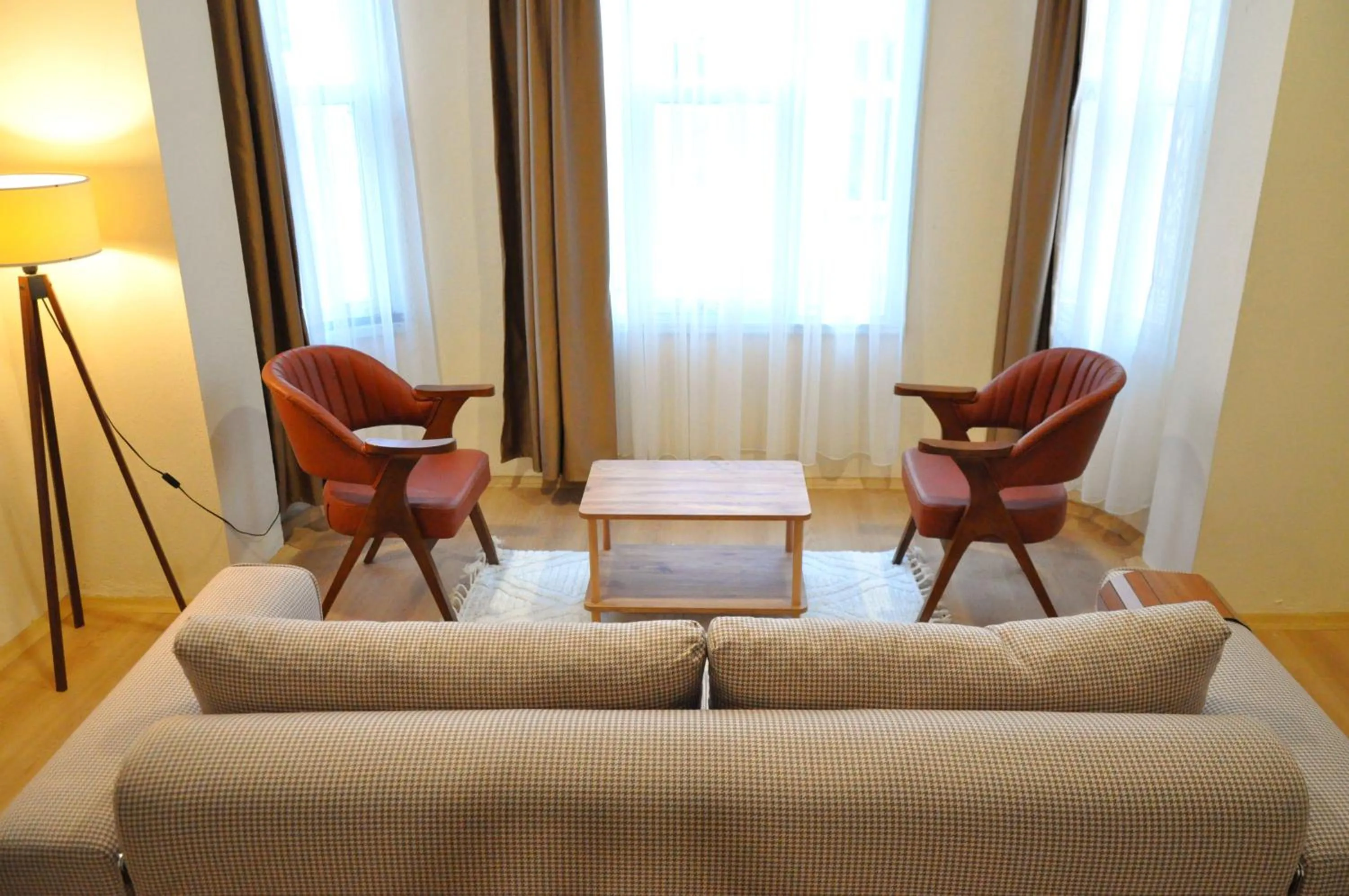 Seating area in Golden Door Hotel