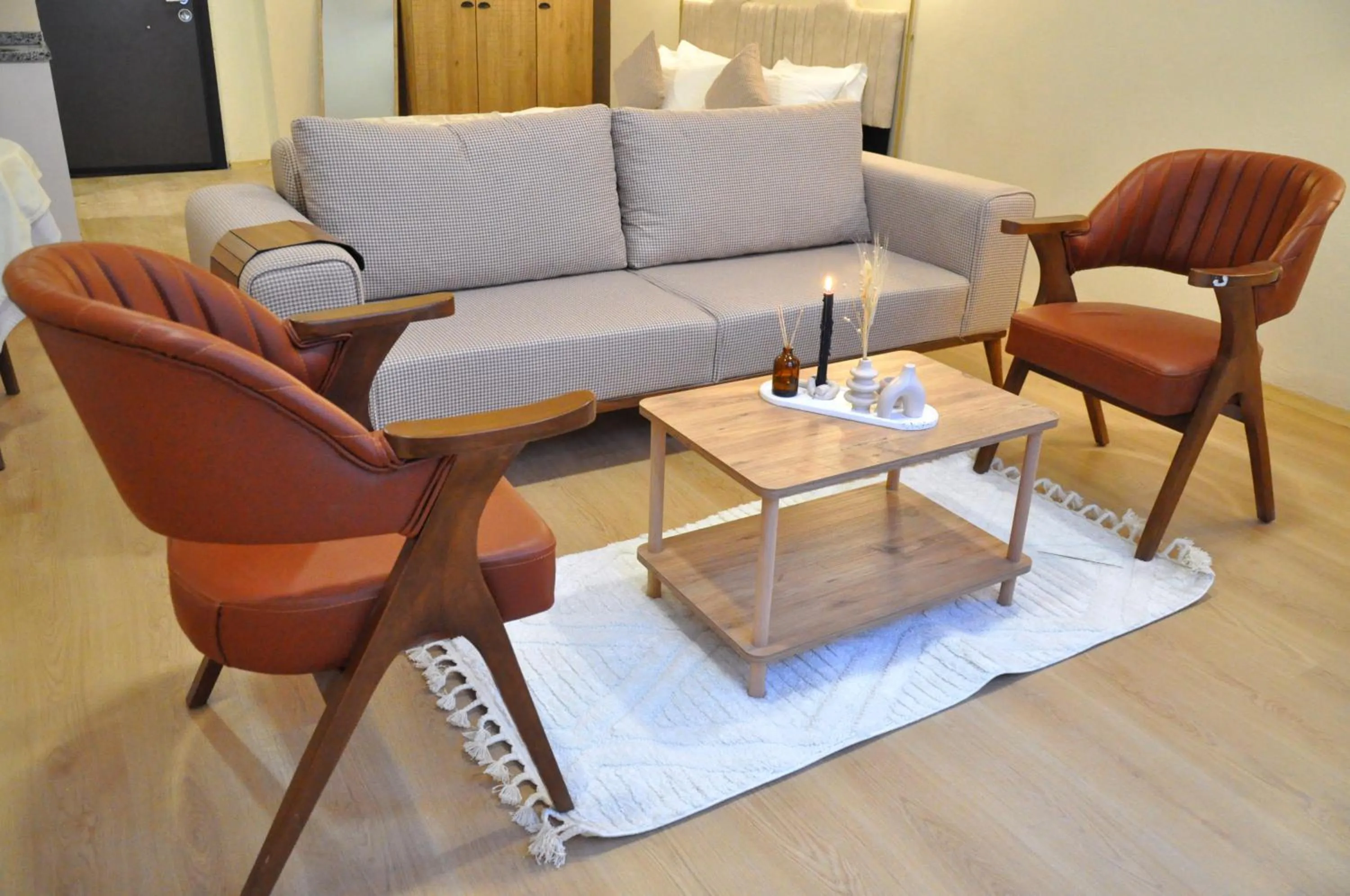 Seating area in Golden Door Hotel